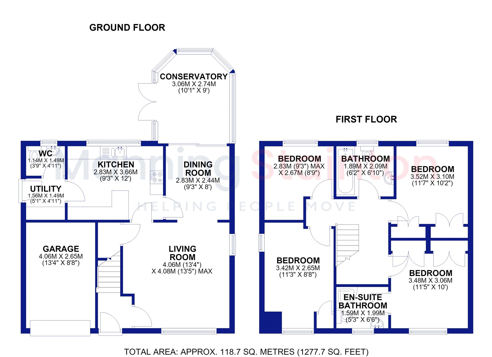 5, Parkcroft, Pudsey floorplan