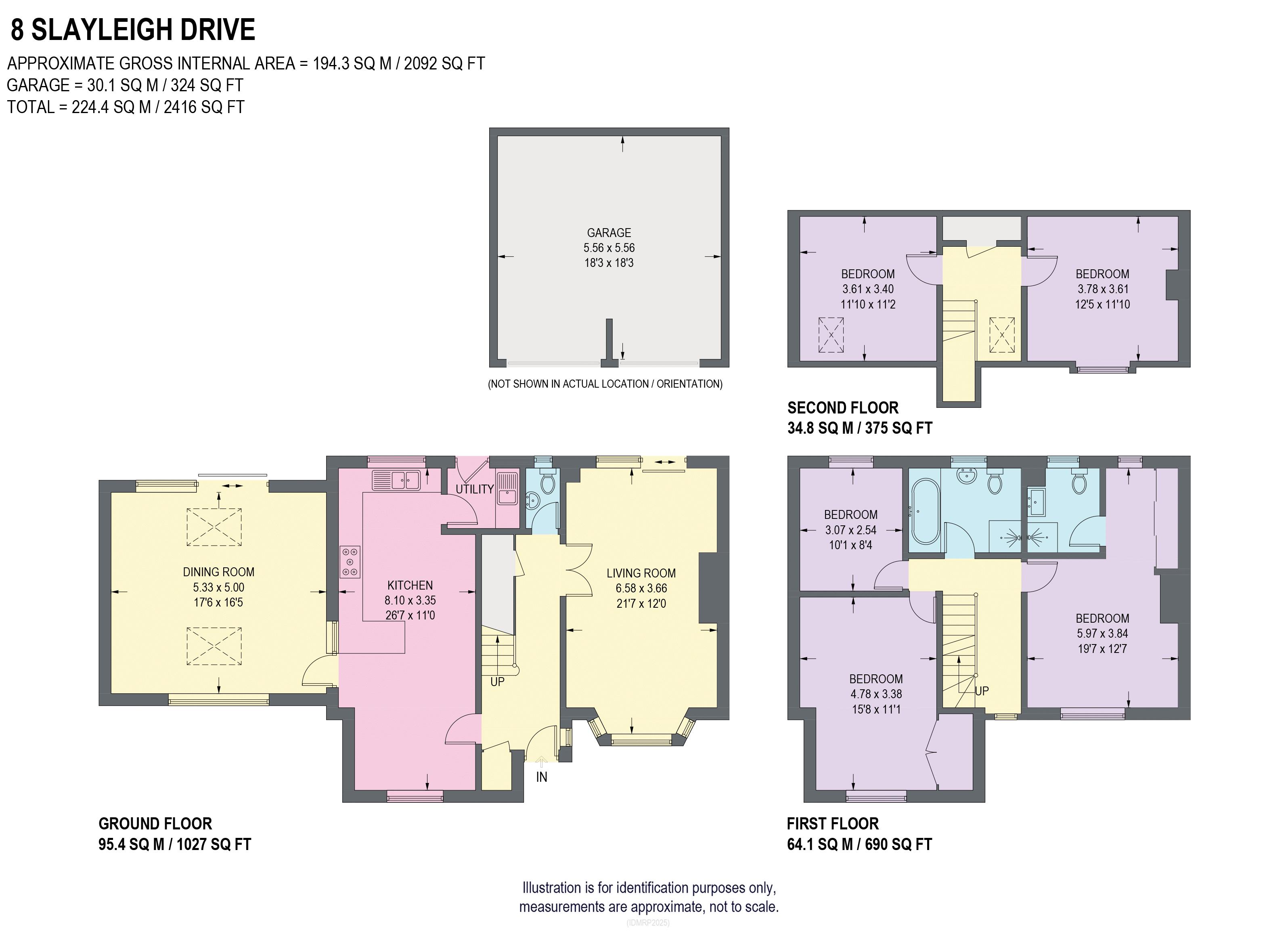 8, Slayleigh Delph, Sheffield floorplan