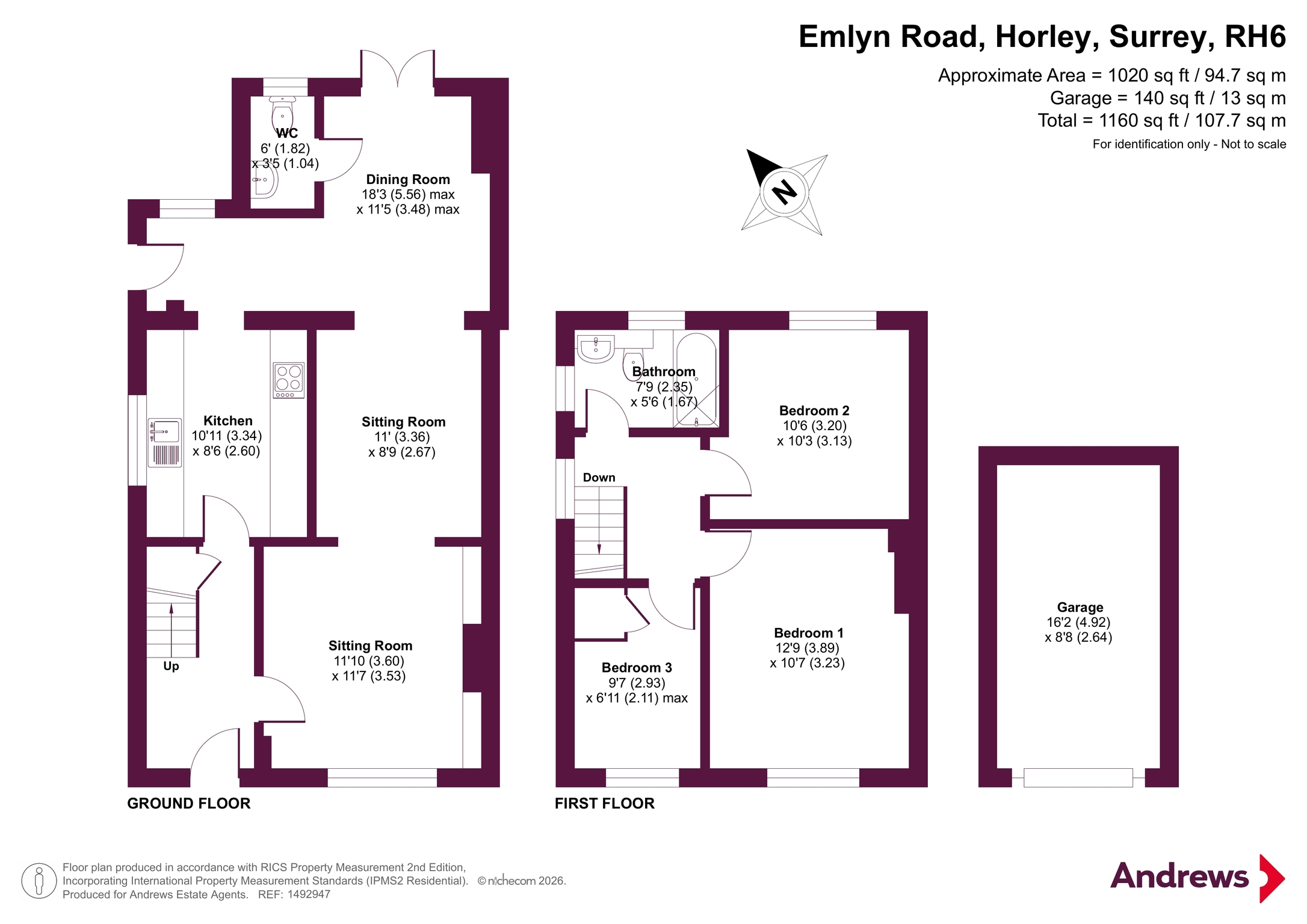 23, Emlyn Road, Surrey floorplan