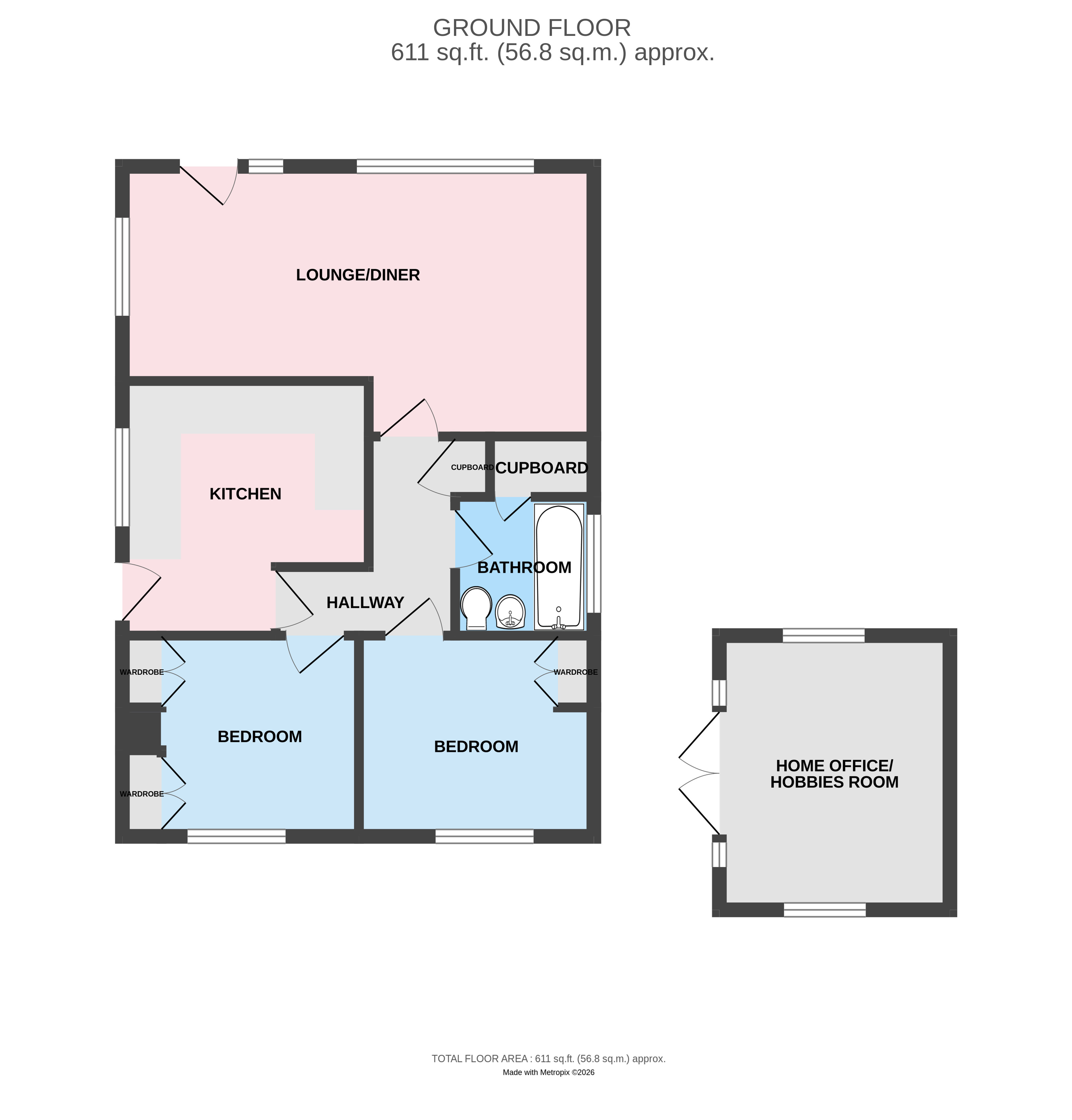 18 The Moorings,, Long Lane, Shropshire floorplan