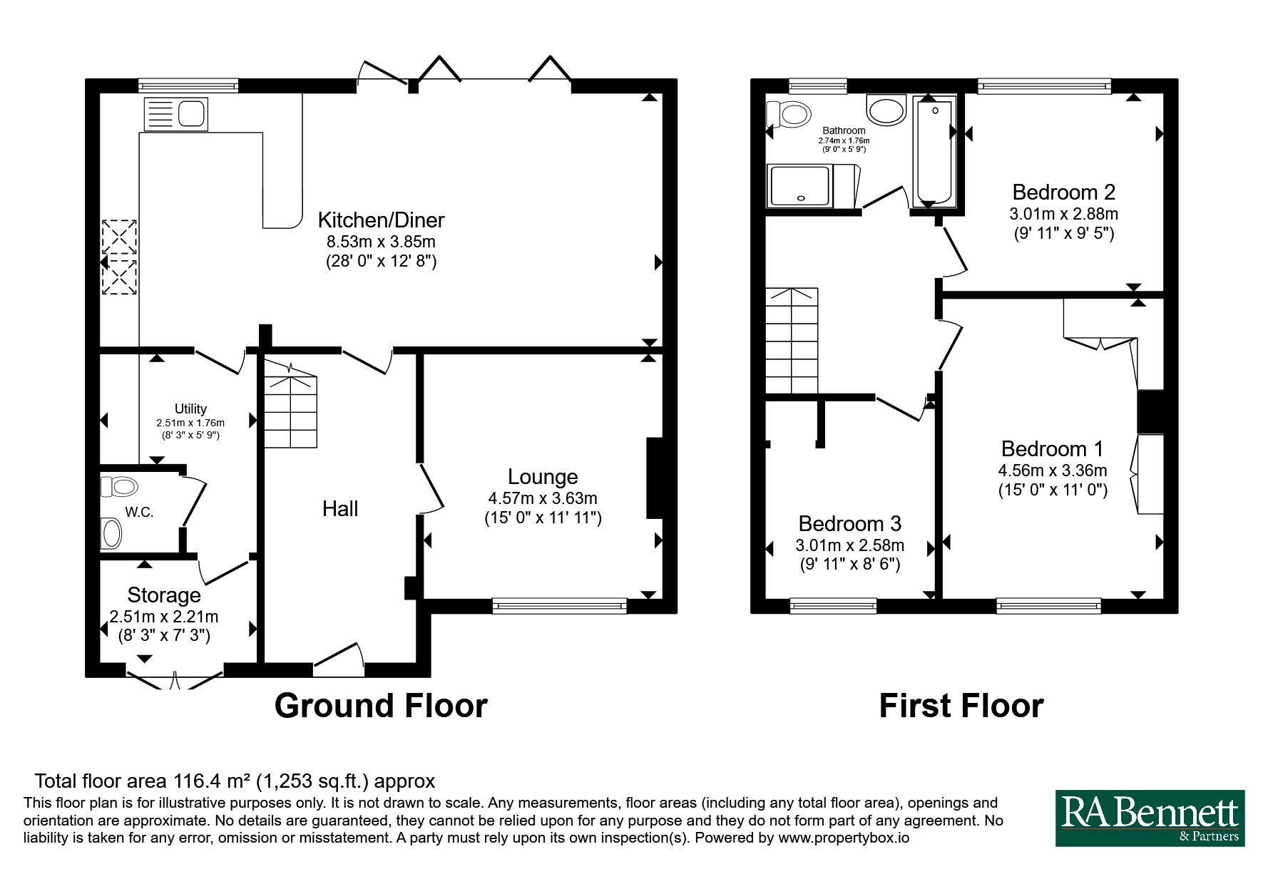 25, Dunblane Drive, Warwickshire floorplan