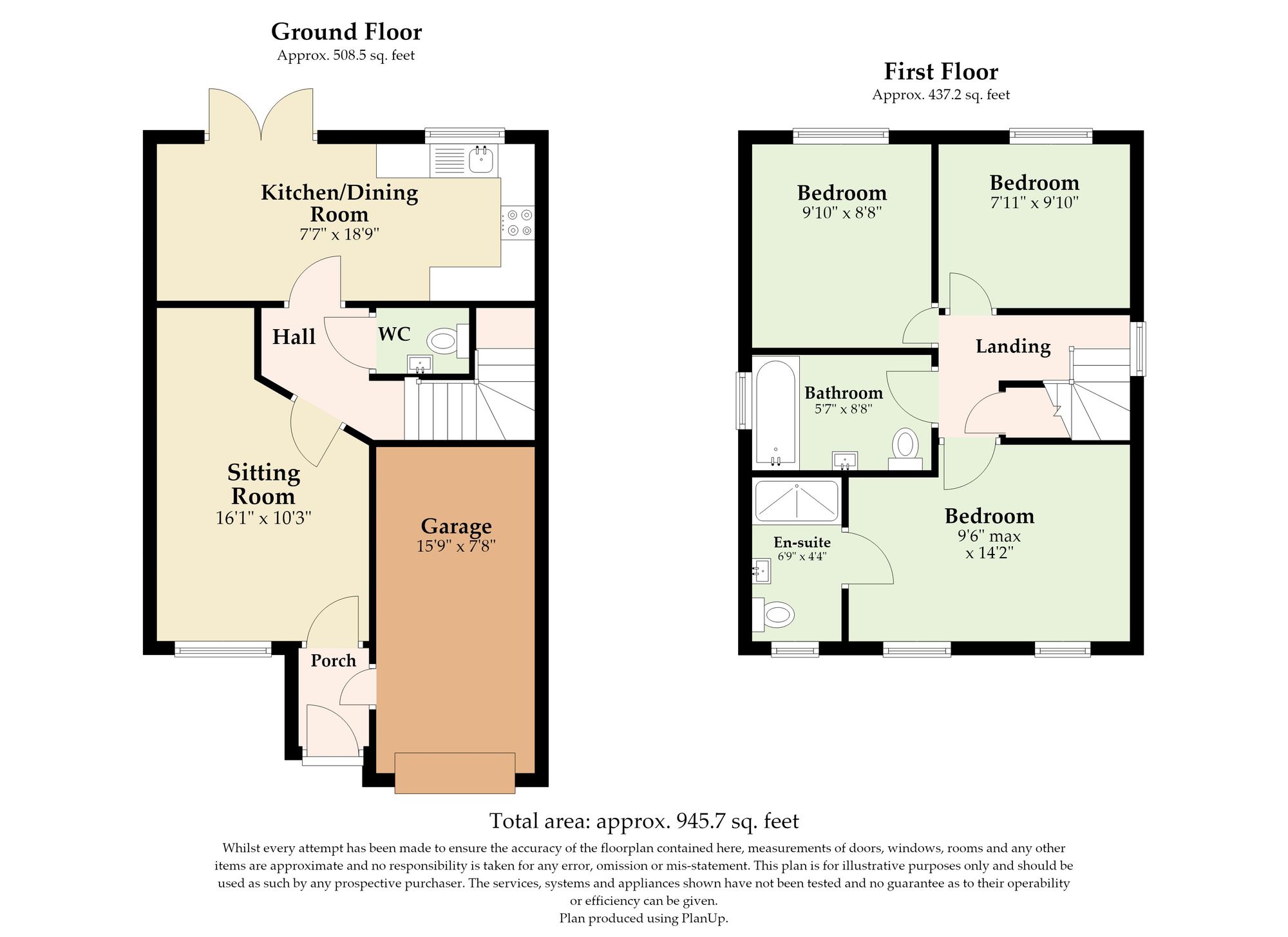 13 Breeze Close, Great Yarmouth floorplan