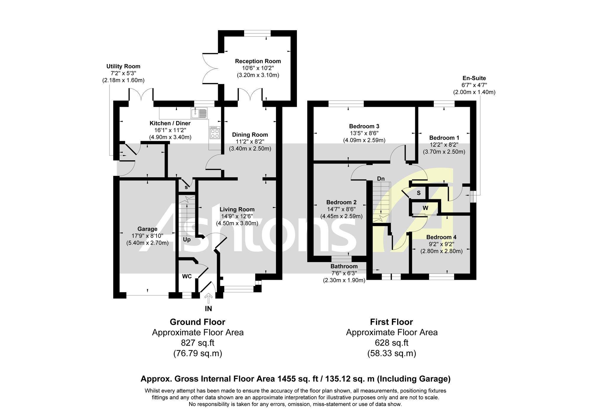7 Jefferson Gardens, Widnes floorplan
