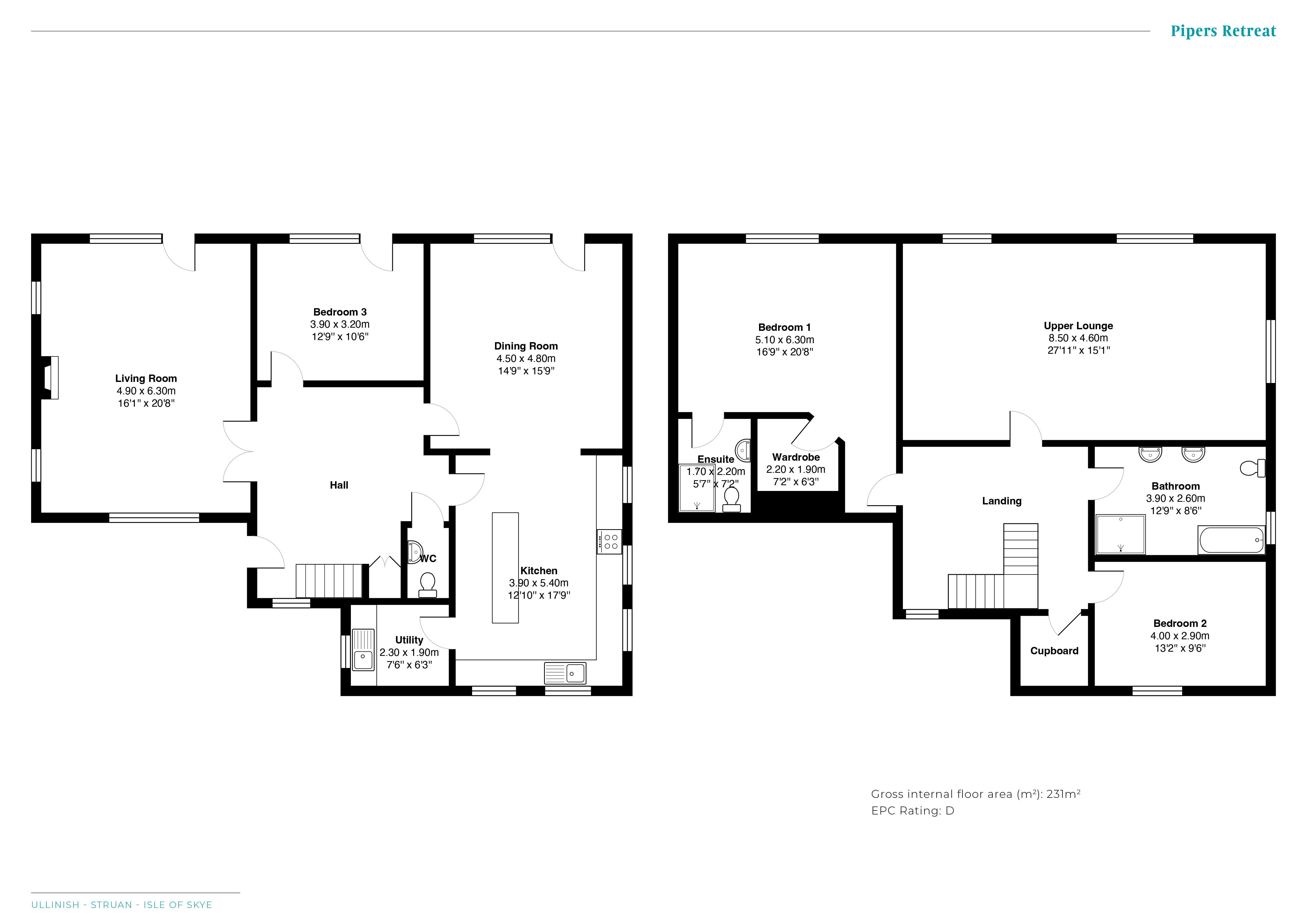 Ullinish, Isle of Skye floorplan