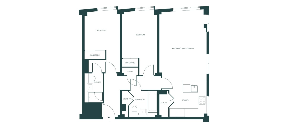 196, Croydon floorplan