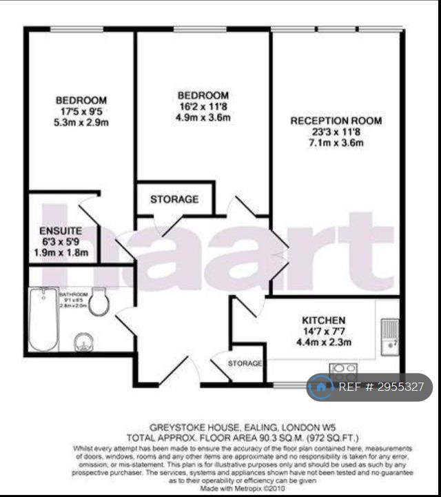Greystock House, London floorplan