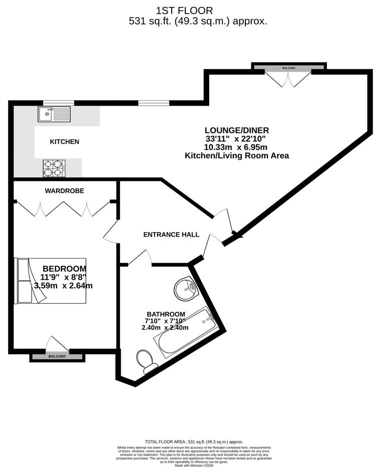 22, Sir John Fogge Avenue, Ashford floorplan