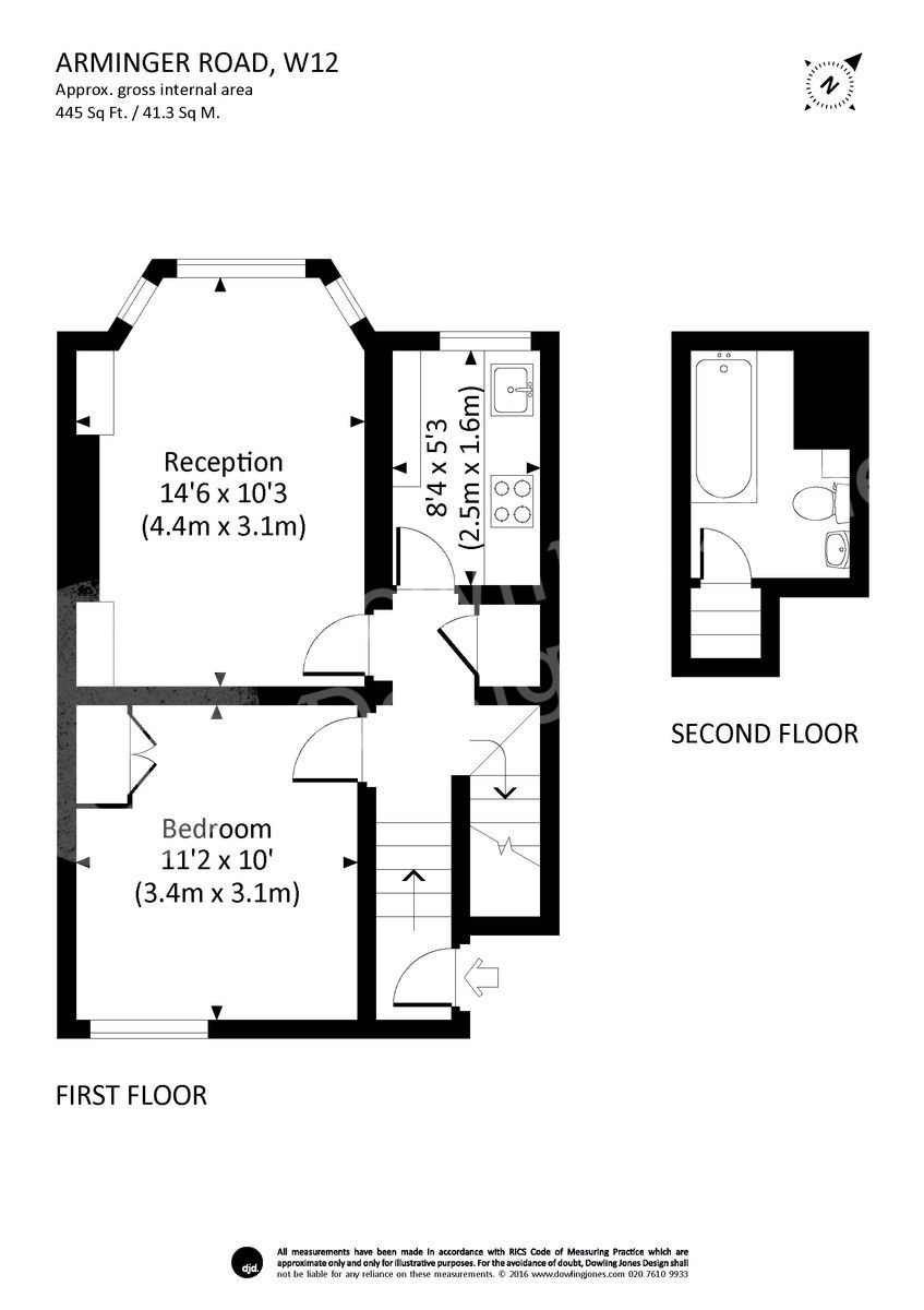 1 bed flat to rent in Arminger Road, London W12 66648735 Zoopla