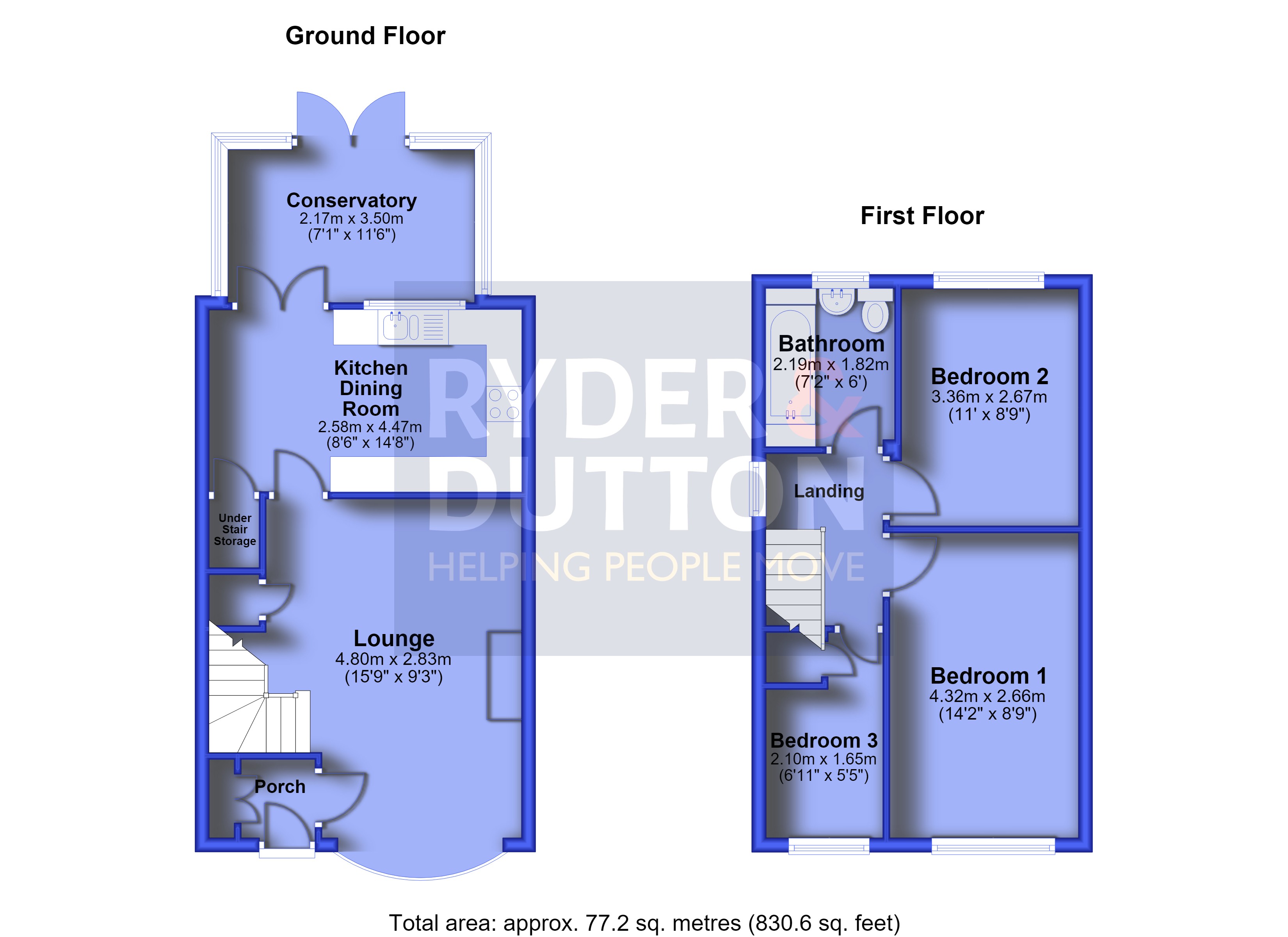 13, Daffodil Close, Rossendale floorplan