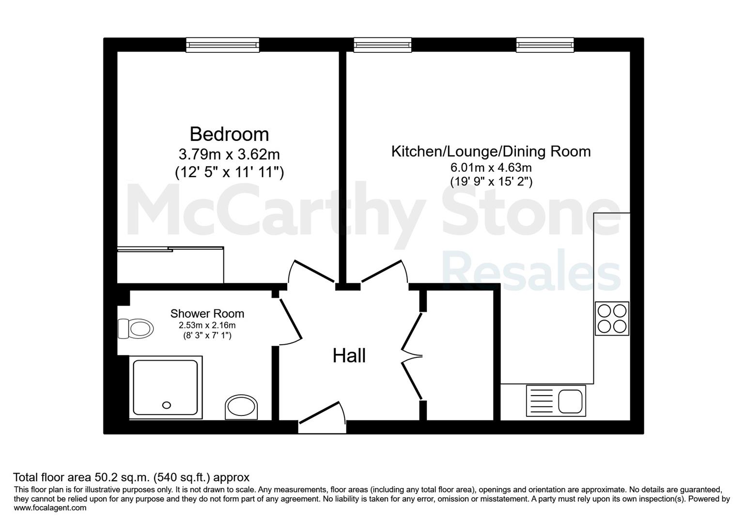 17 Norton Place, Icknield Way, Baldock floorplan