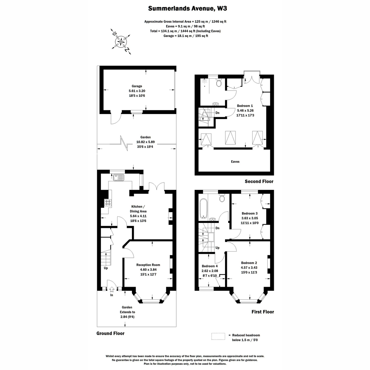 53, Summerlands Avenue, London floorplan