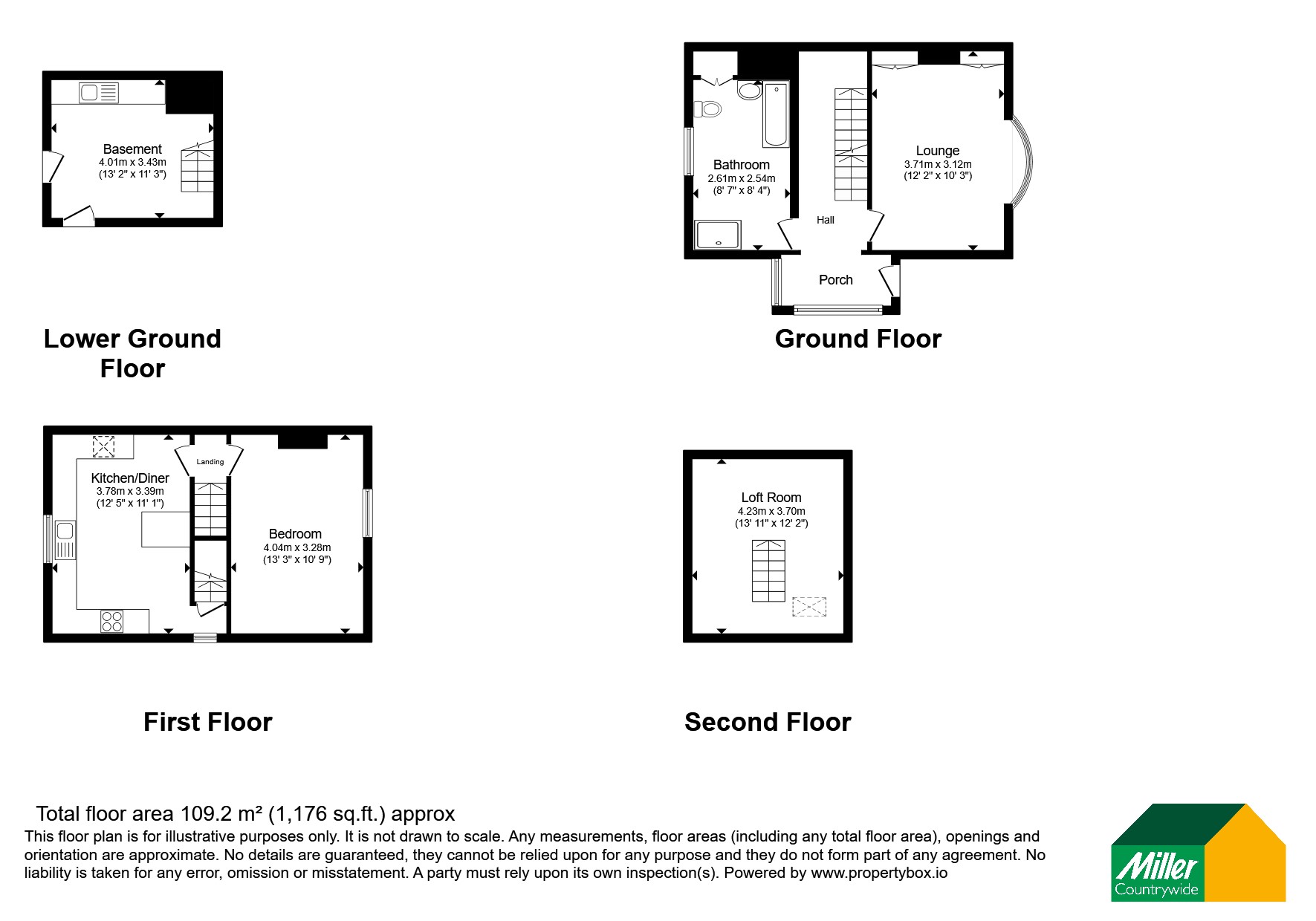 31, Town End, Cornwall floorplan