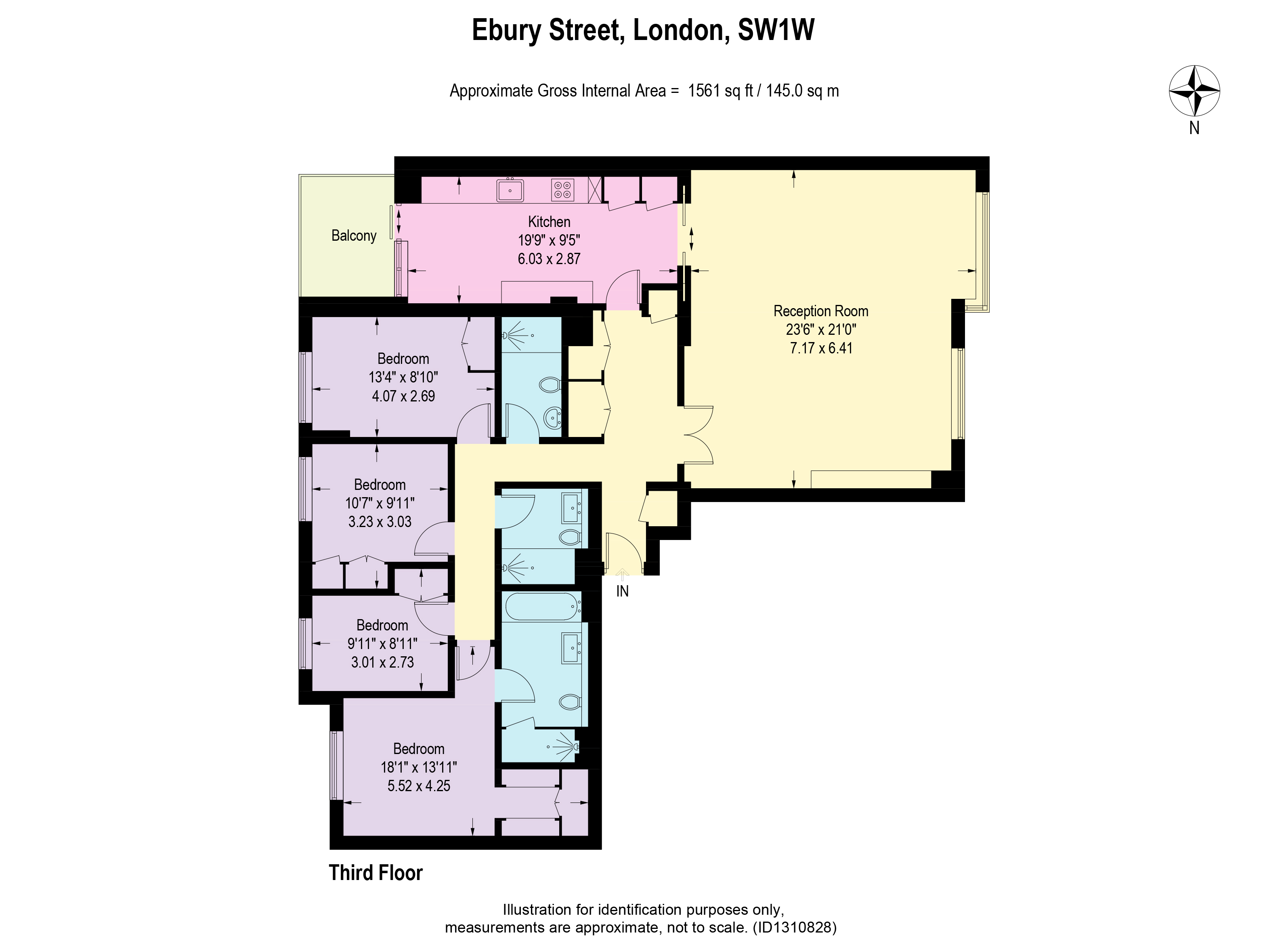 55, Ebury Street, London floorplan