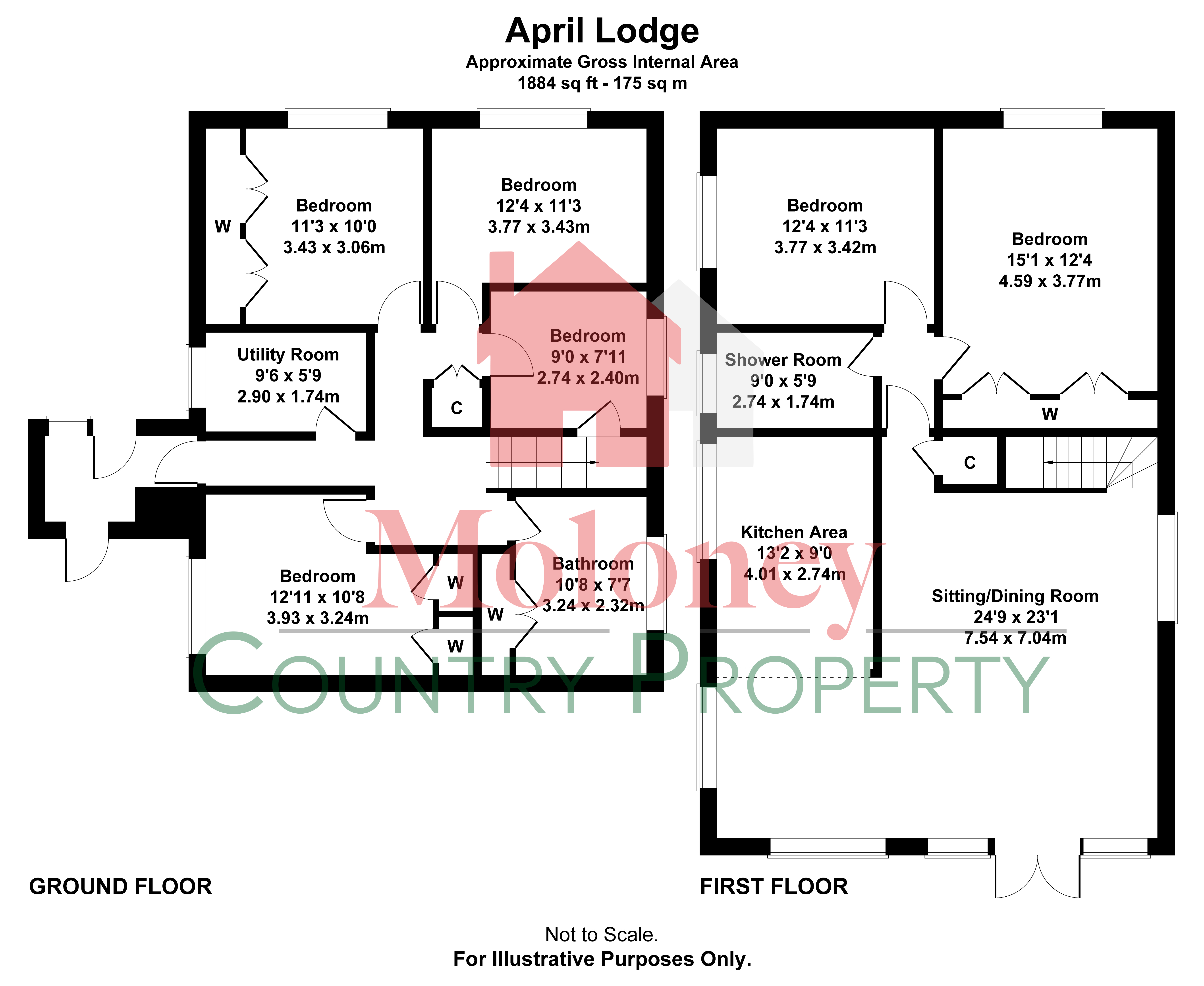 April Lodge, Ashford Road, Tenterden floorplan