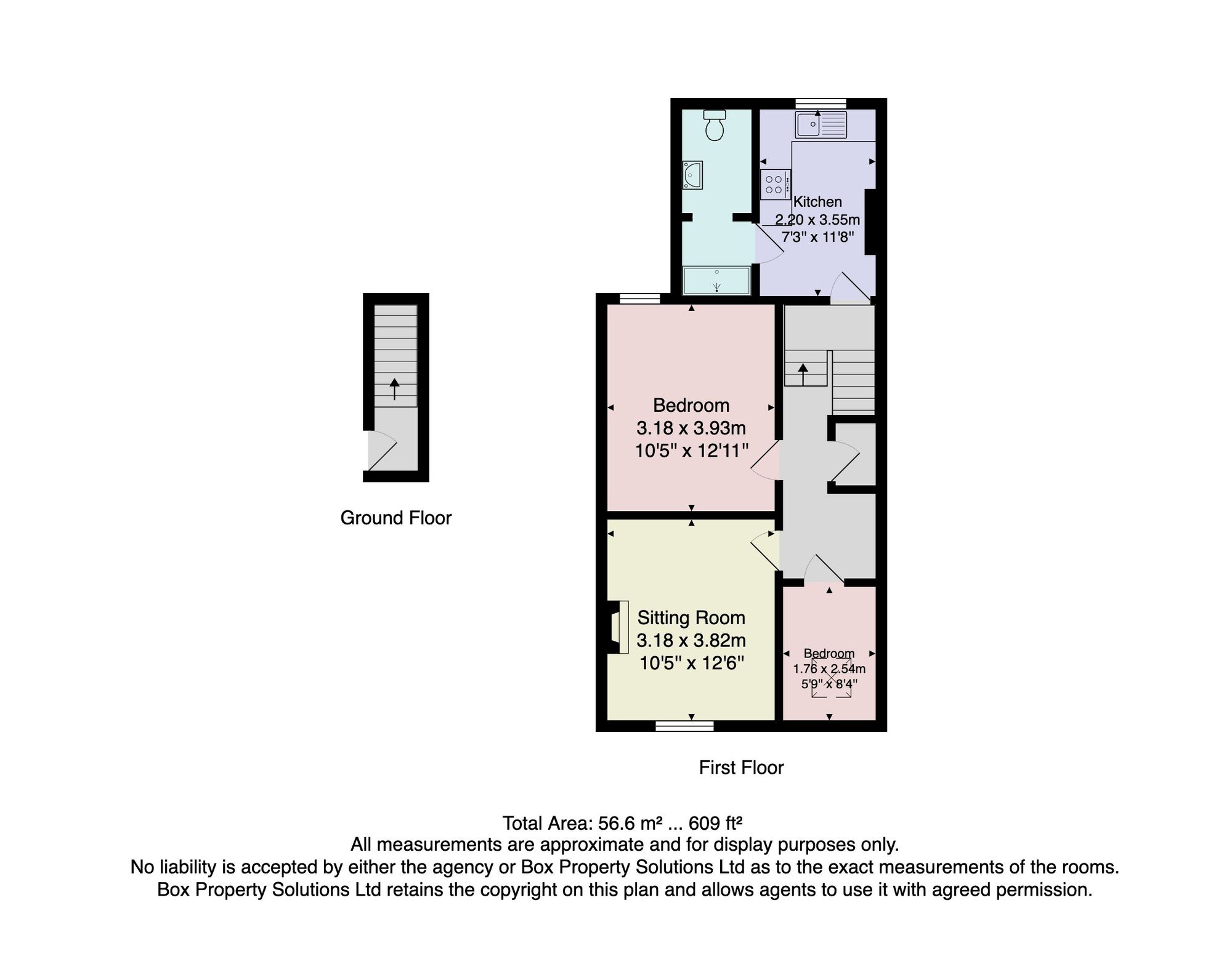Flat 3, 39 Dragon Avenue, Harrogate floorplan