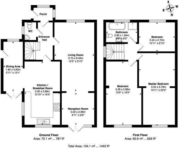 3 Bedrooms Detached house for sale in King George Vi Drive, Hove, East Sussex BN3