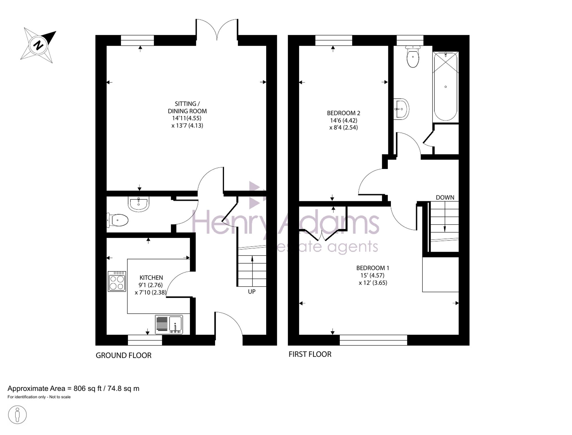46 Middleton Close, Chichester floorplan