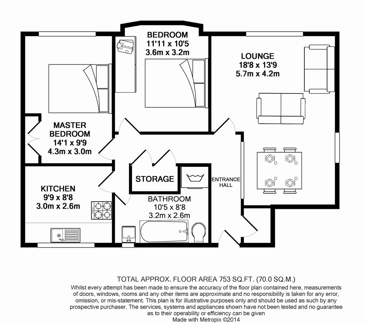 52a, Lake Road North, Cardiff floorplan