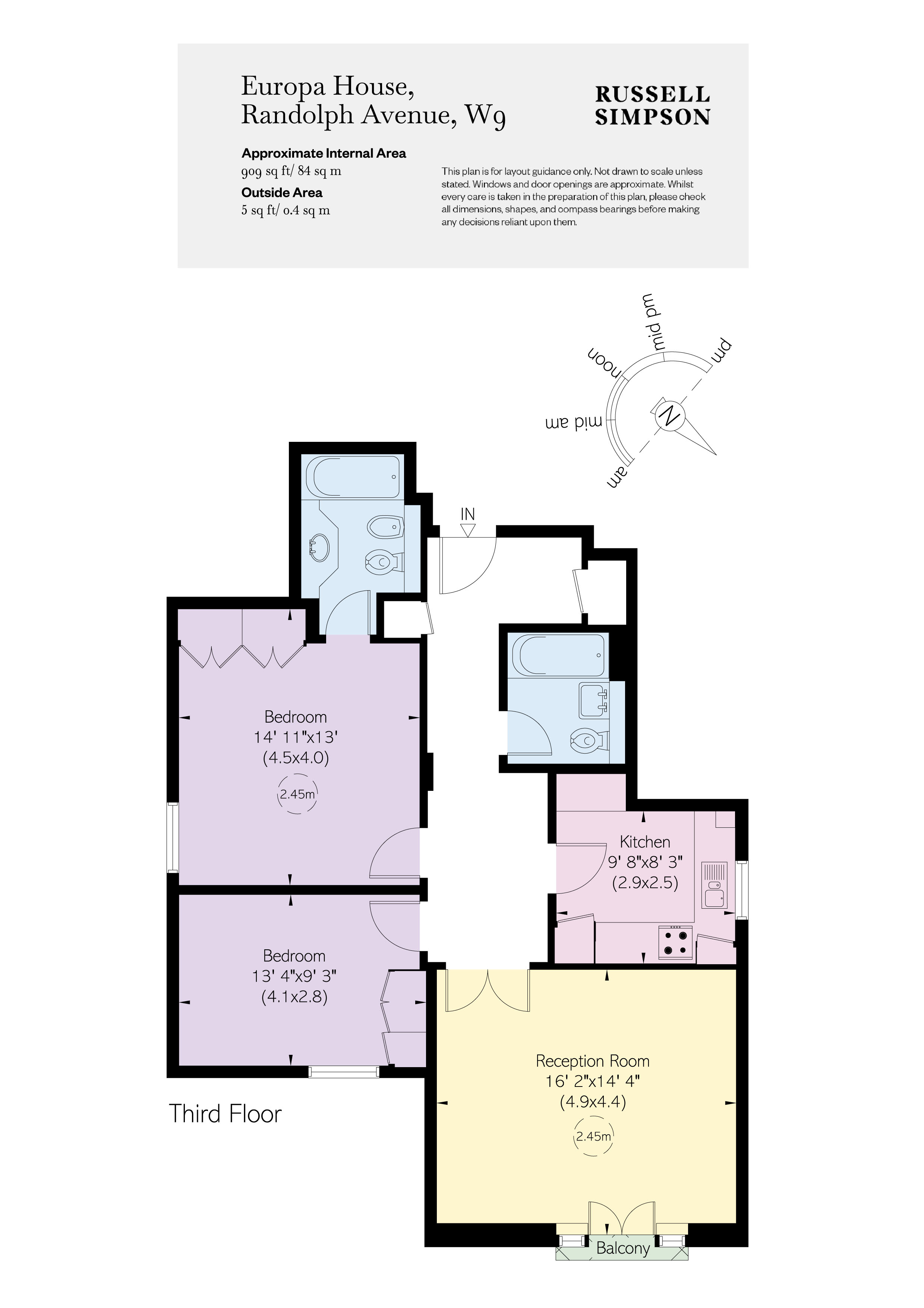 9 Europa House, 79A, Randolph Avenue, Little Venice floorplan