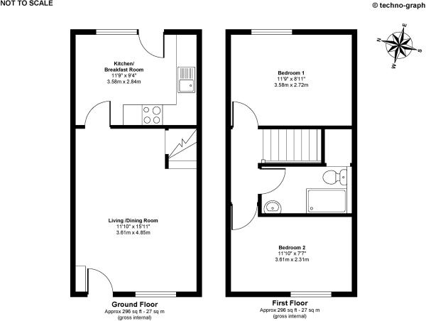 2 Bedrooms Terraced house for sale in Orchard Drive, Wooburn Green, High Wycombe HP10