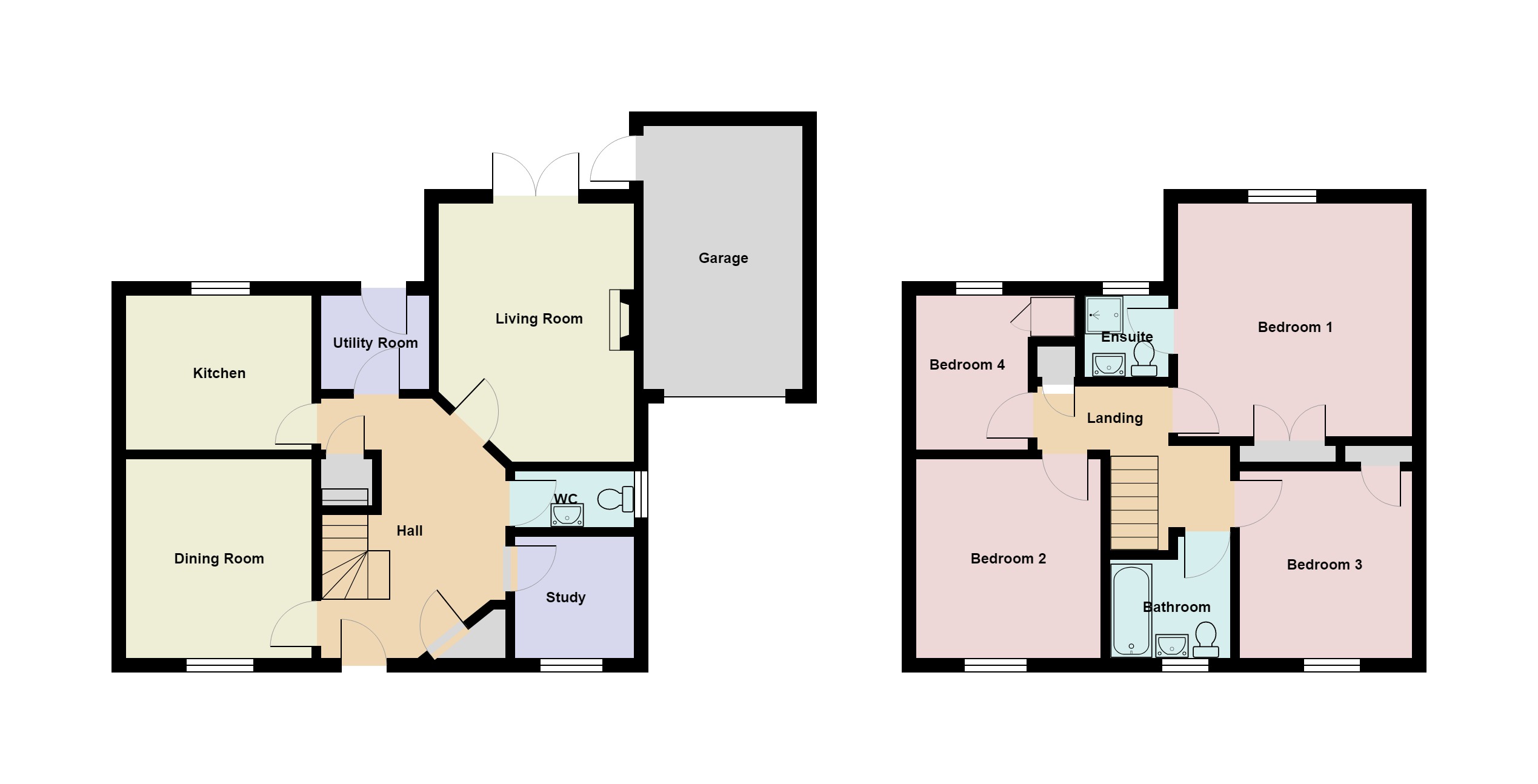 4 Bedrooms Detached house for sale in Rowfant Close, Worth, Crawley RH10