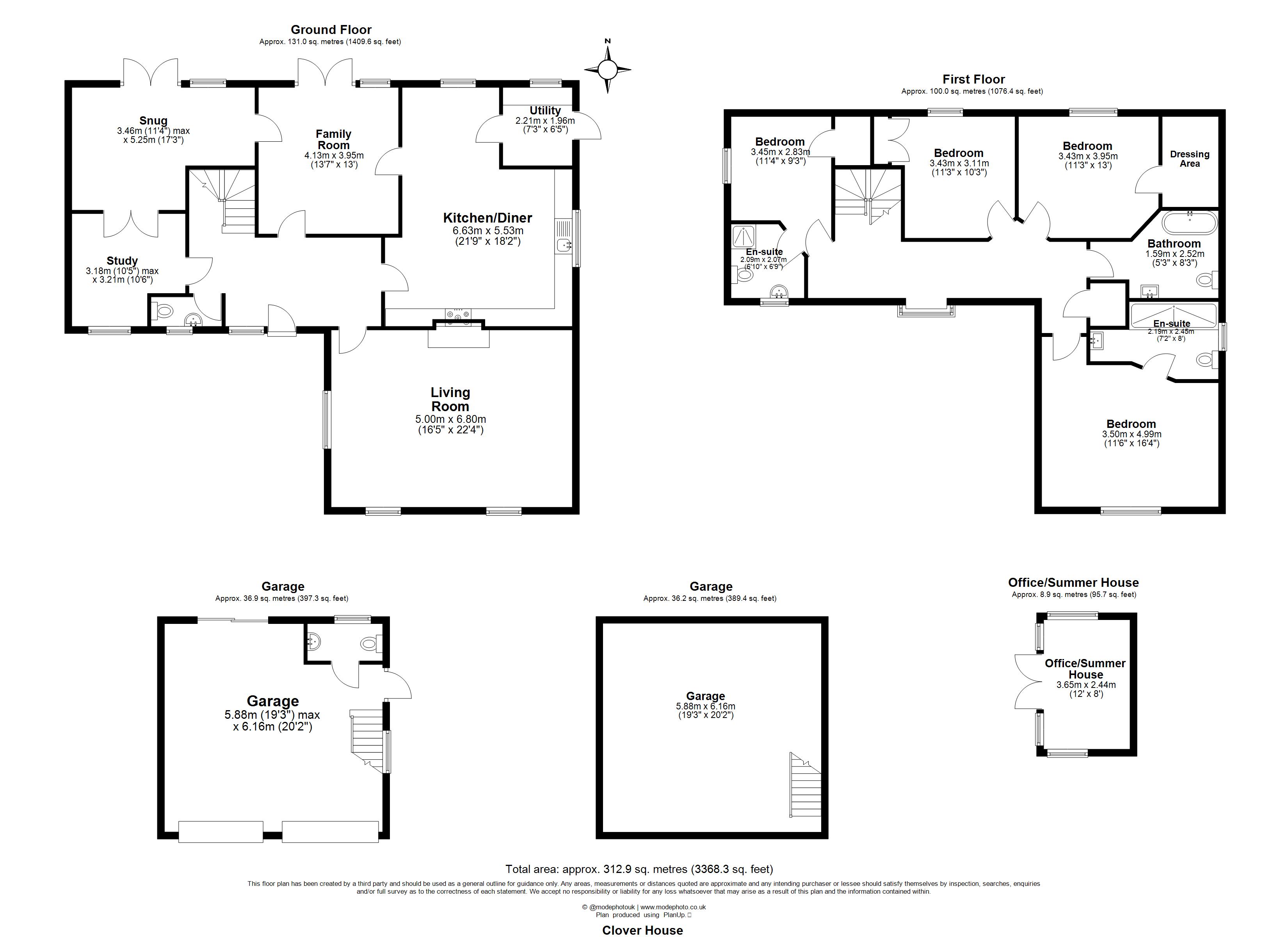 Clover House,, Bannister Green, Dunmow floorplan