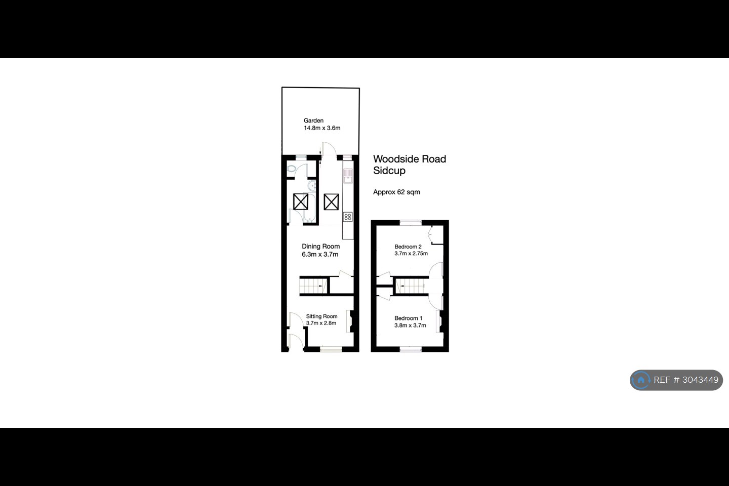 Woodside Road, Sidcup floorplan