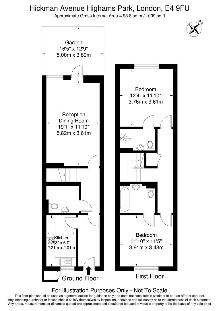 34, Hickman Avenue, London floorplan