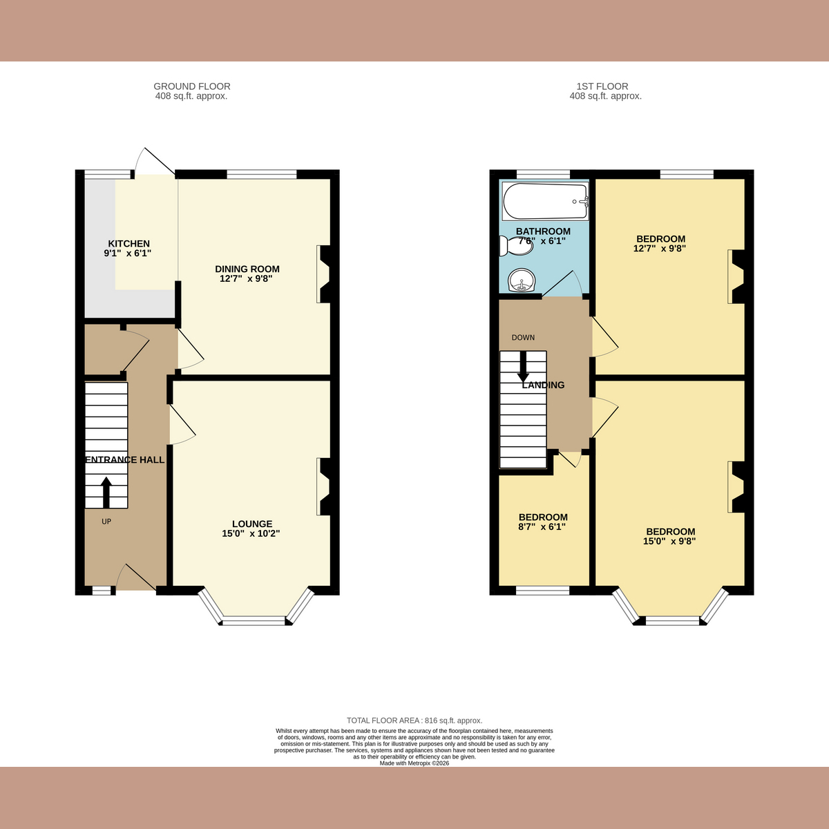 140, Hildaville Drive, Westcliff-on-sea floorplan
