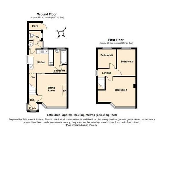 Harrington Road, Worcester floorplan