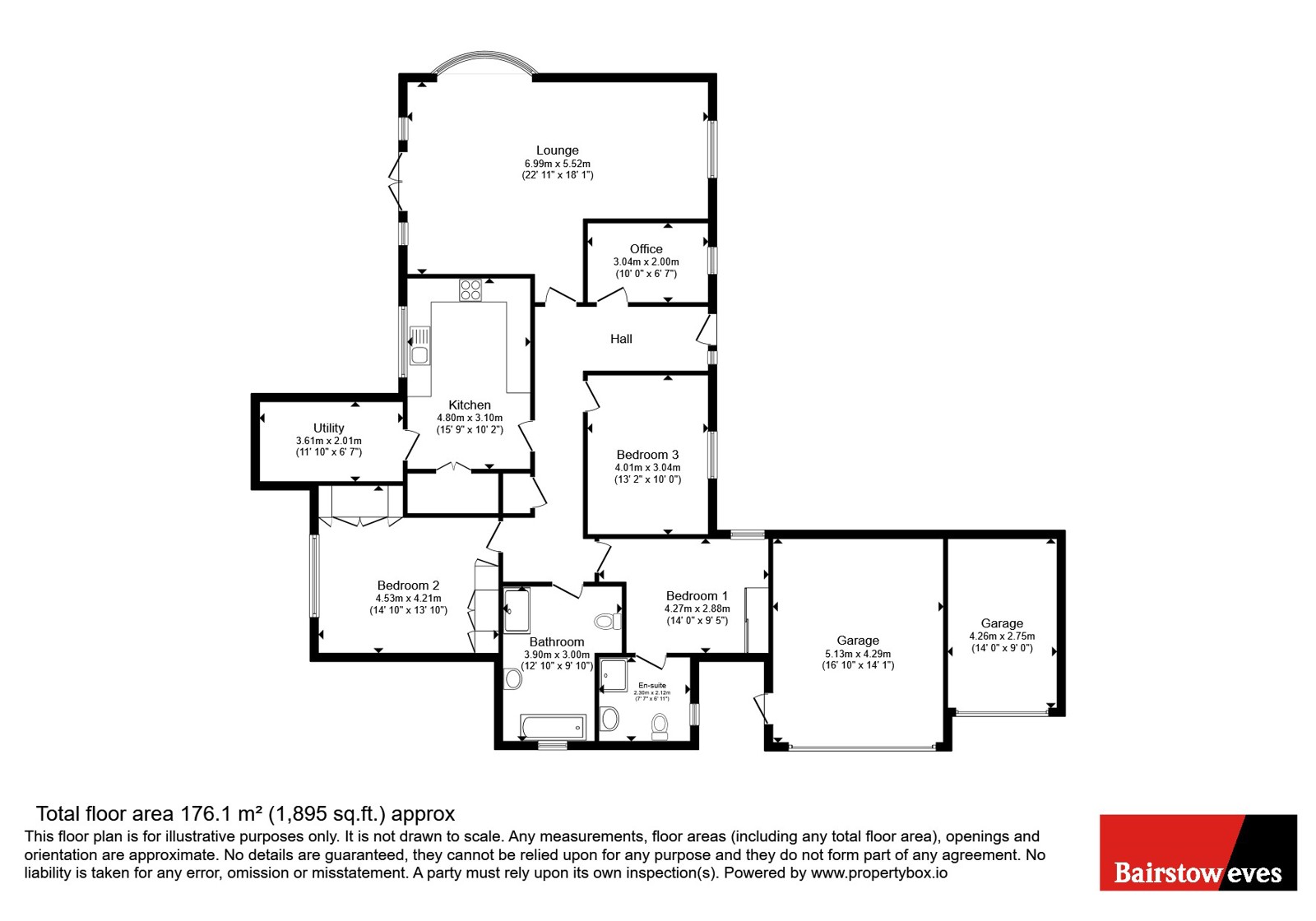 57, Birch Lane, Ingatestone floorplan
