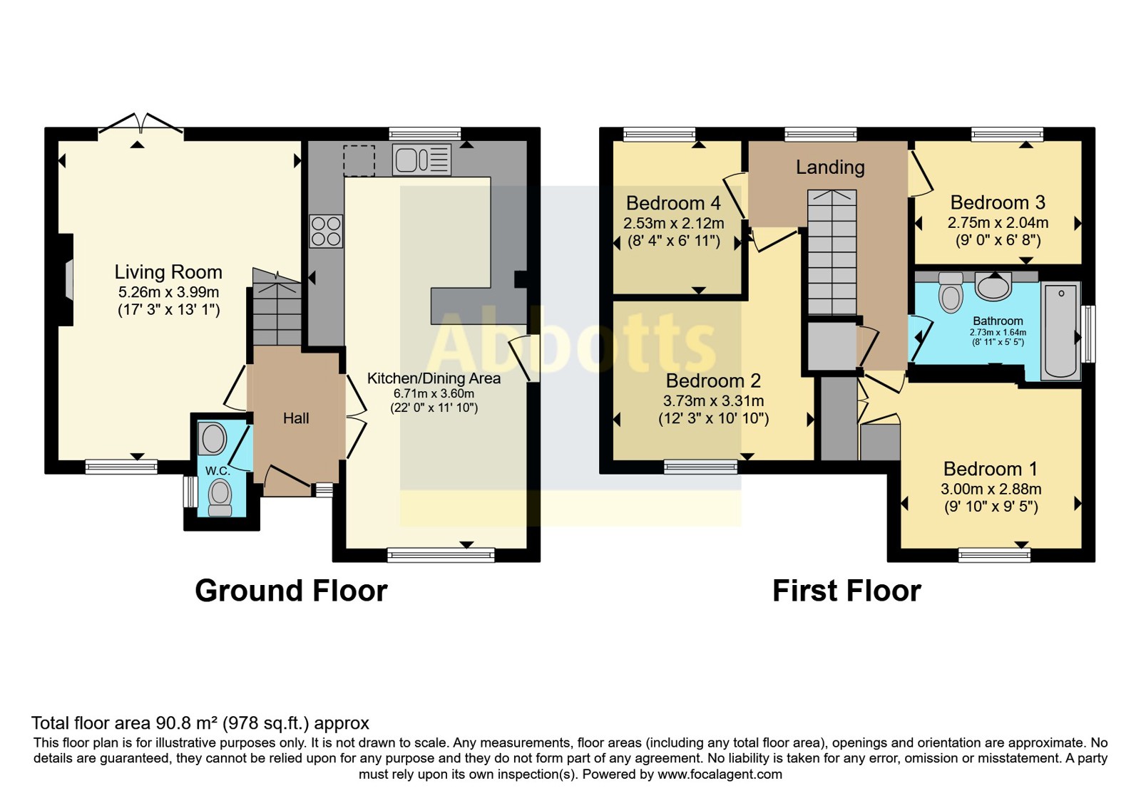 2, Goodwin Grove, Cambridgeshire floorplan