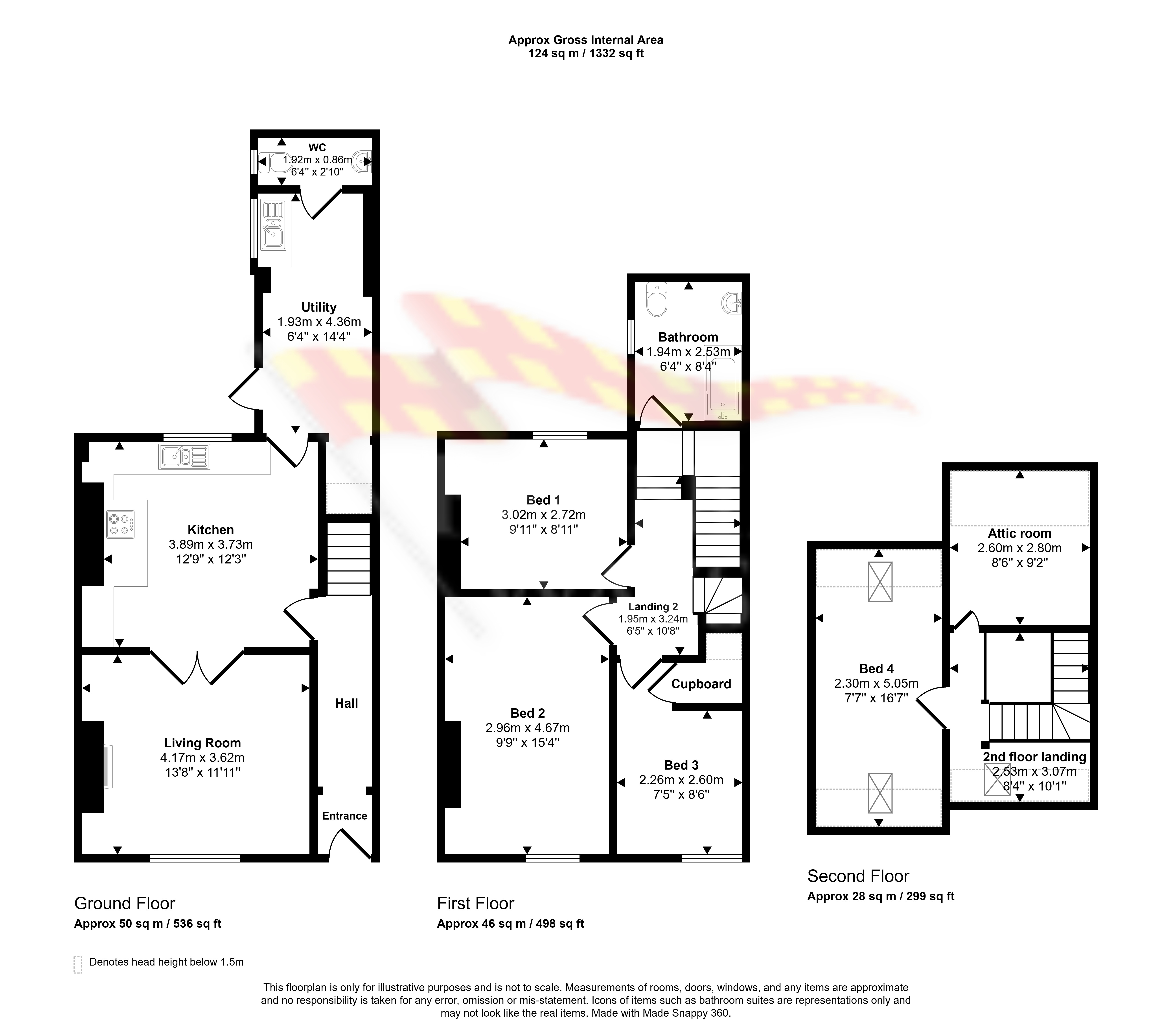 6, Ashcroft Terrace, Haltwhistle floorplan