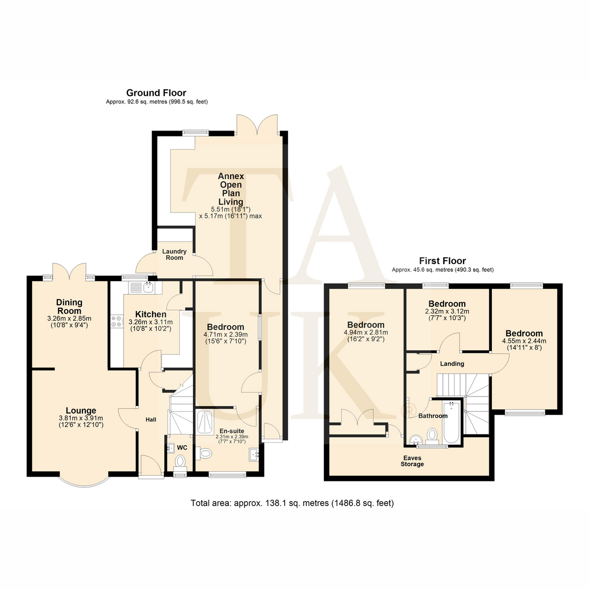 8, Mill Lane, Kidderminster floorplan