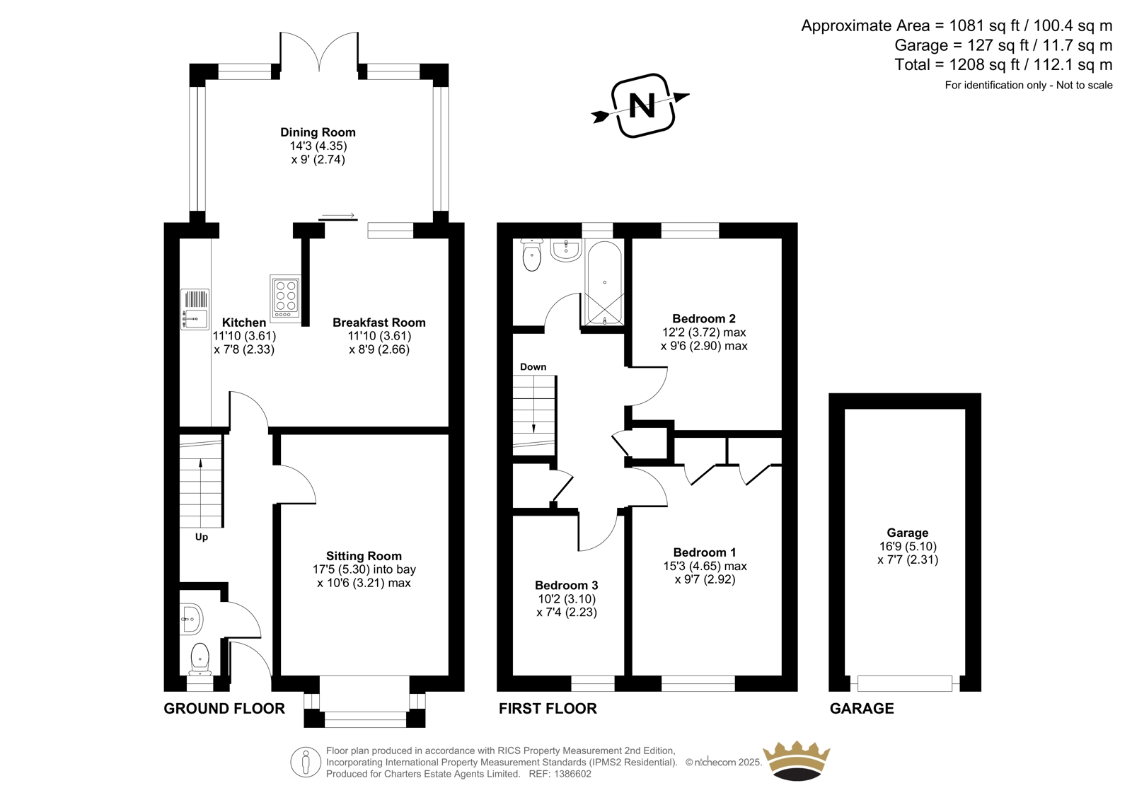 28, Downland Close, Southampton floorplan