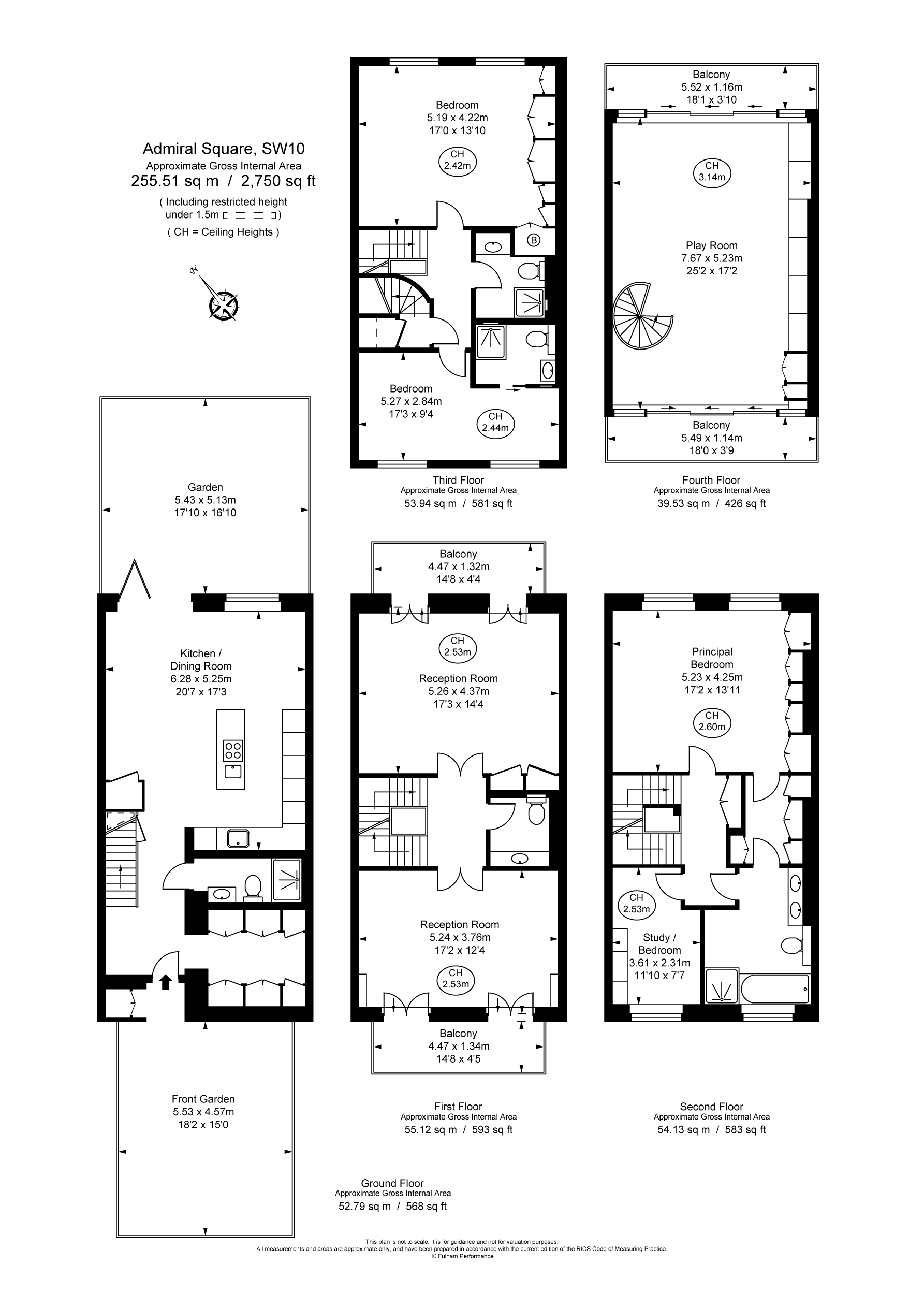 Admiral Square, Chelsea Harbour, London SW10, 4 bedroom terraced house for sale 64717044