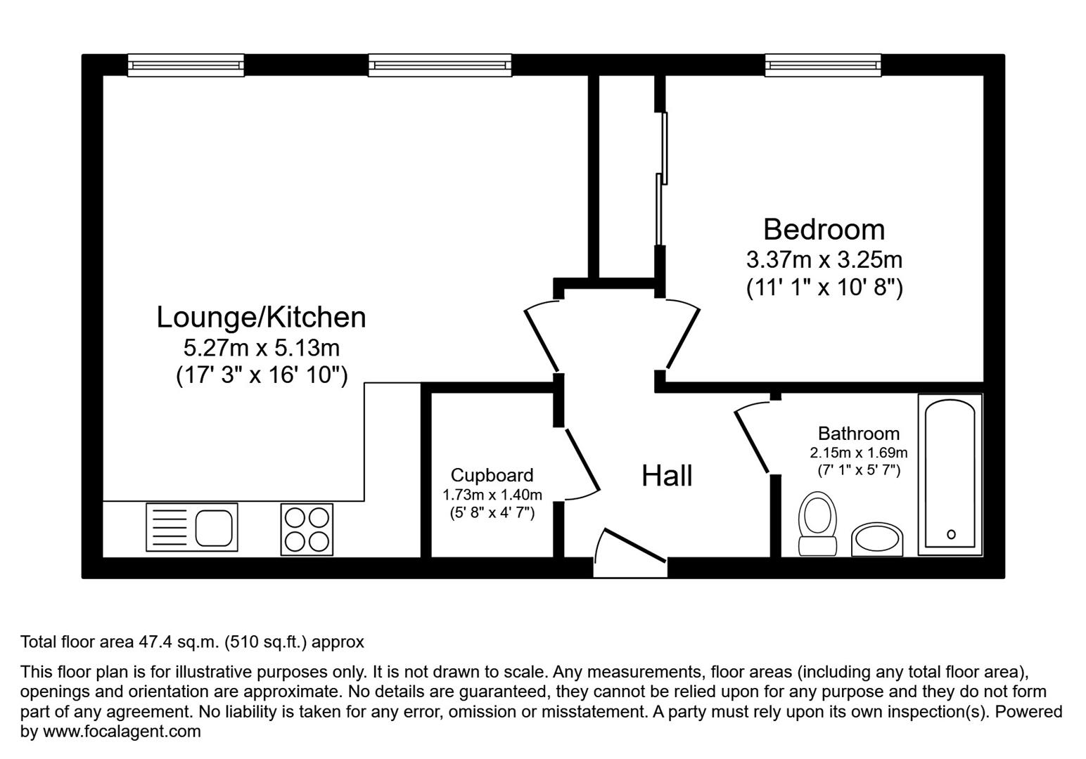 Weevil Lane, Gosport floorplan