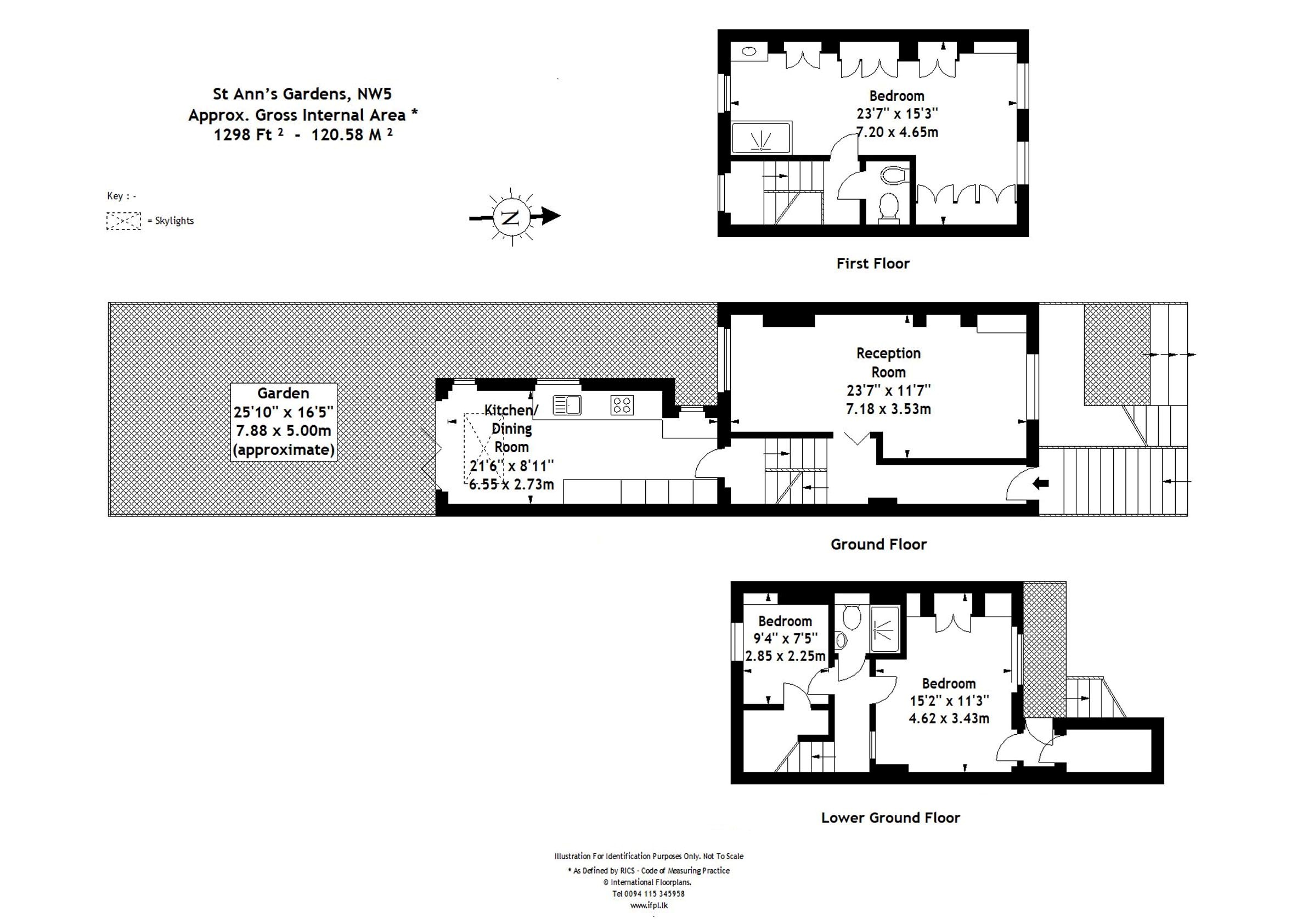 6, St Anns Gardens, London floorplan