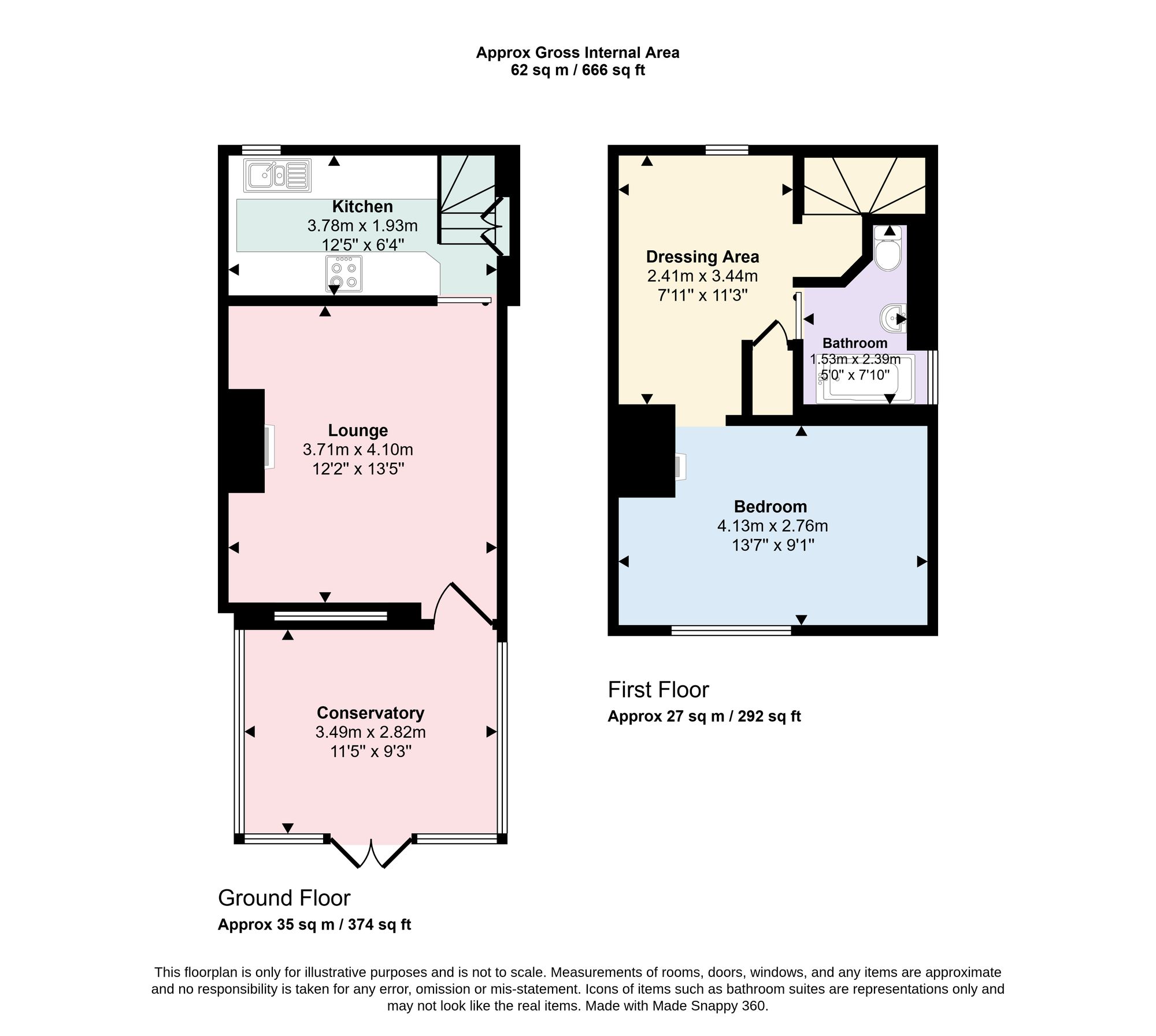 6 Lane Ends, Sowerby Bridge floorplan