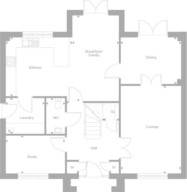 "Hopkirk" at Hawkhead Road, Paisley PA2, 5 bedroom detached house for