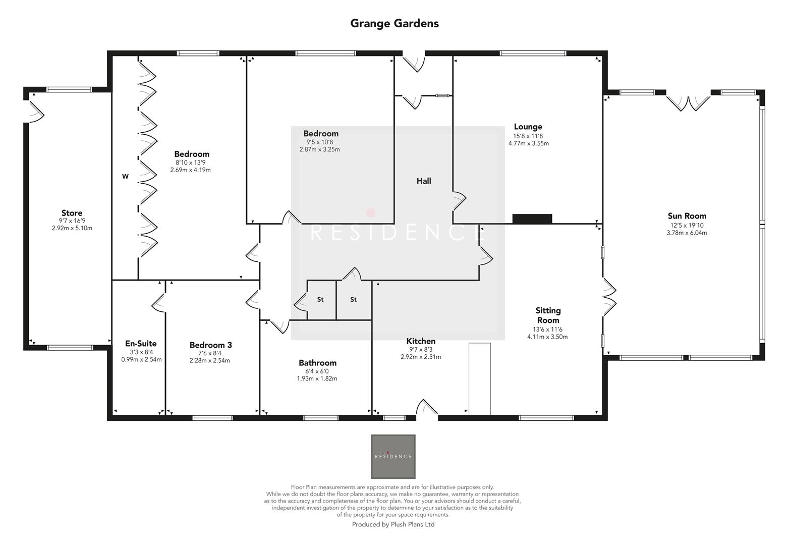 4, Grange Gardens, Glasgow floorplan