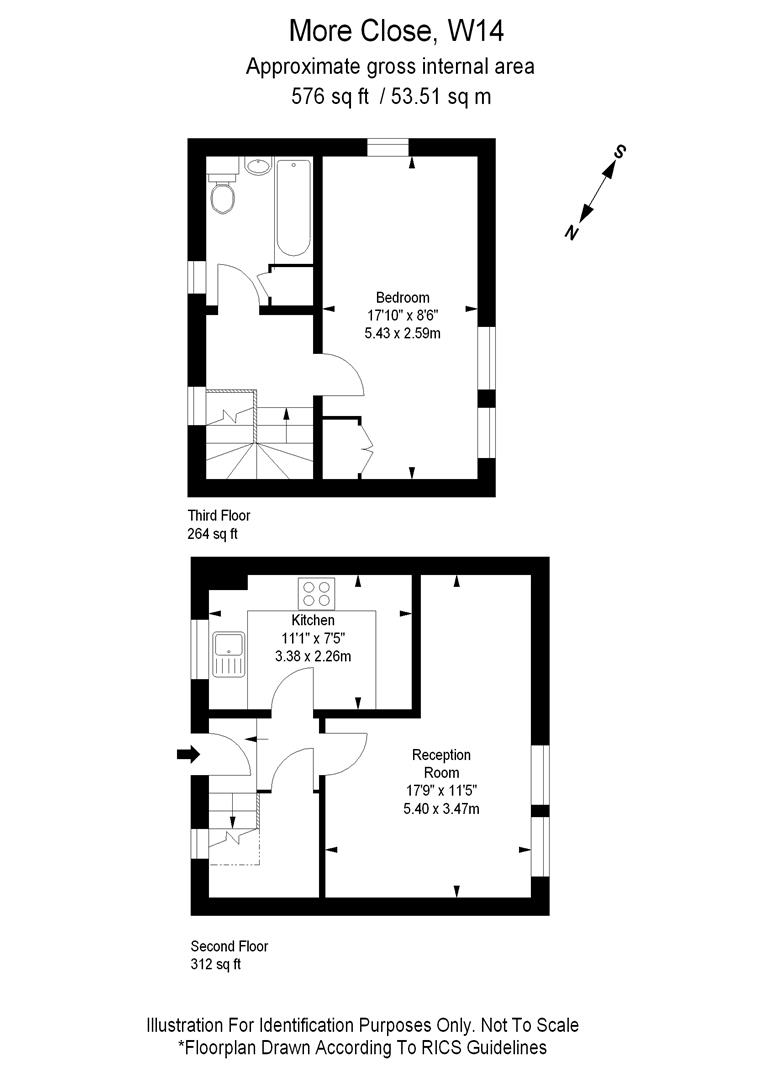 75, More Close, St Pauls Court, London floorplan
