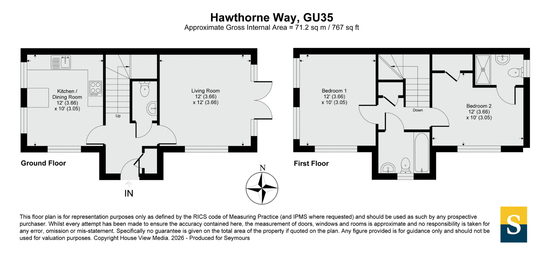162, Hawthorn Way, Bordon floorplan