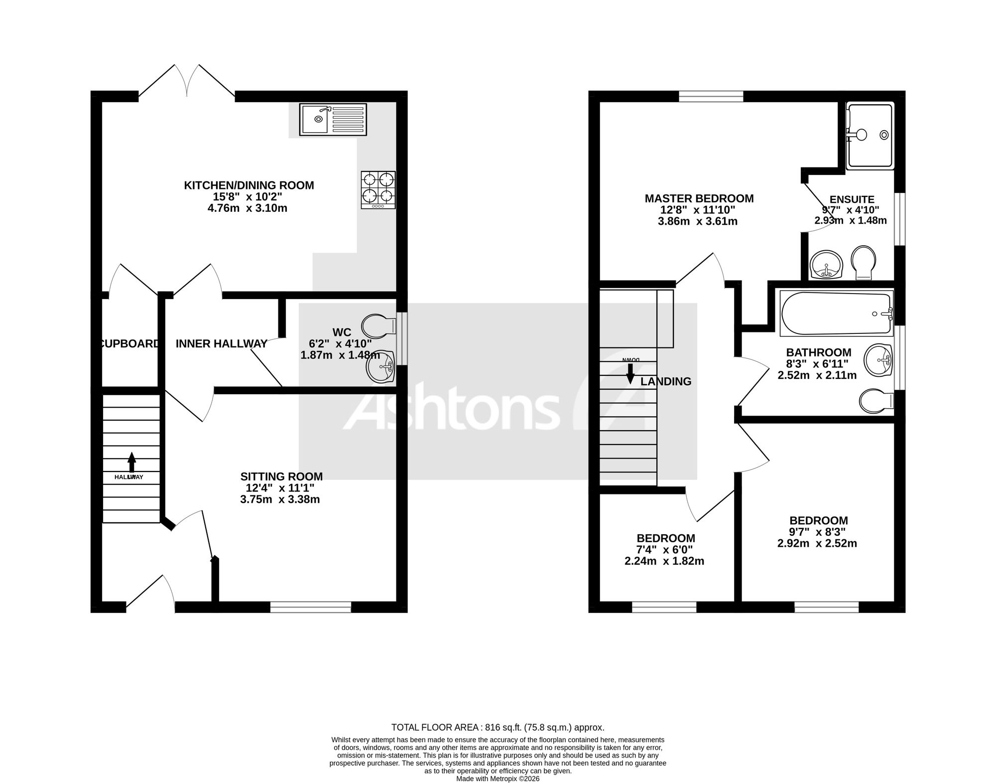 6 Vestry Close, Warrington floorplan