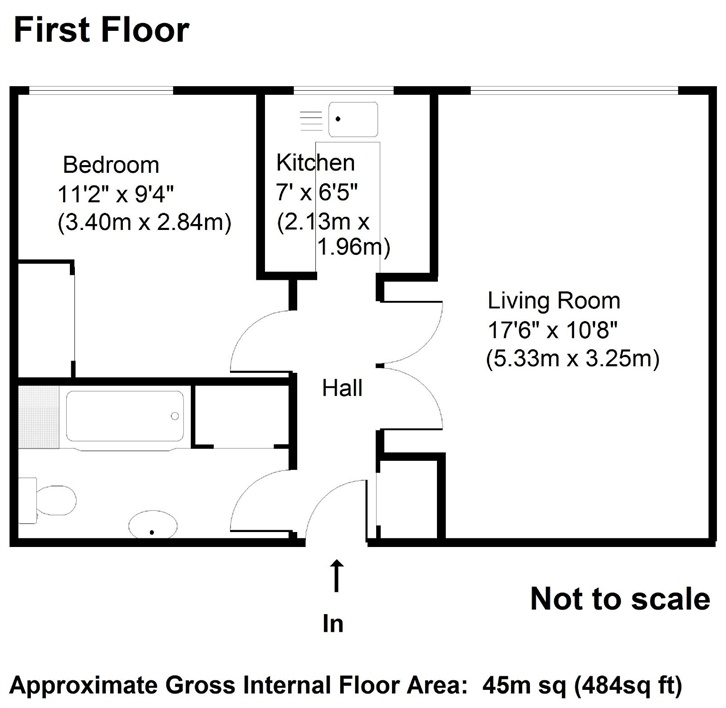 1 Bedrooms Flat to rent in Brockley Combe, Weybridge, Surrey KT13