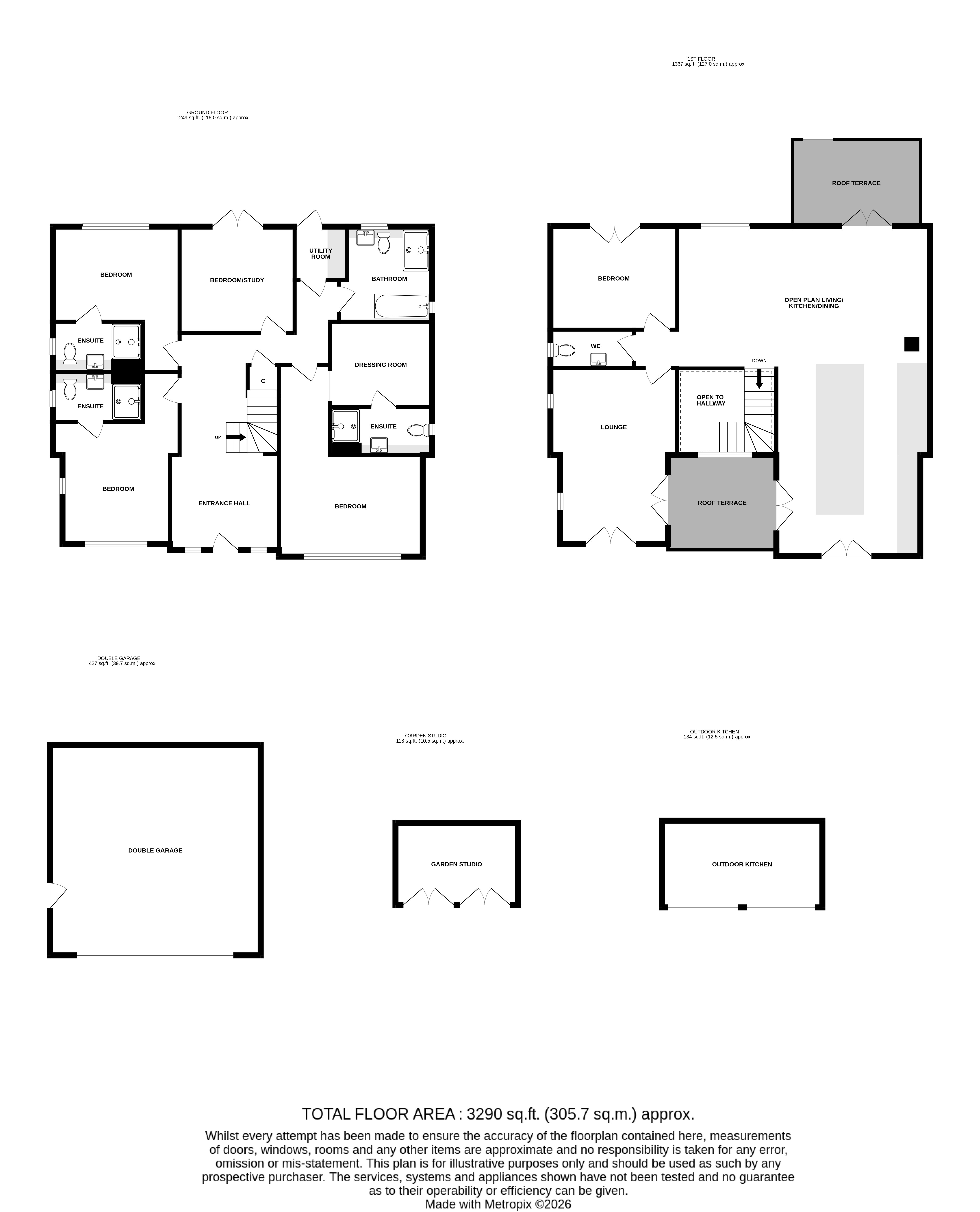 Deer's Leap, Bishops Acre, Warwick floorplan