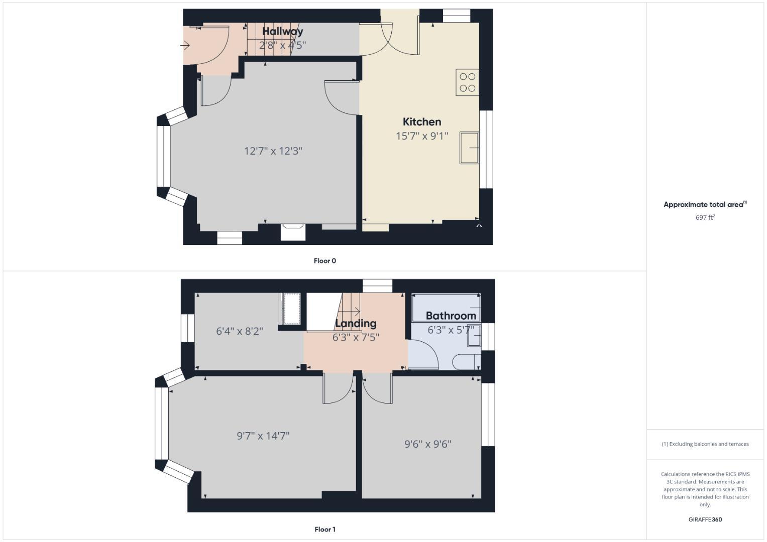 132A, Thackley Old Road, Shipley floorplan