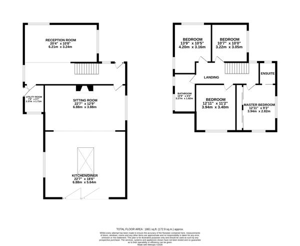 Chelidon, Taylors Lane, West Malling floorplan