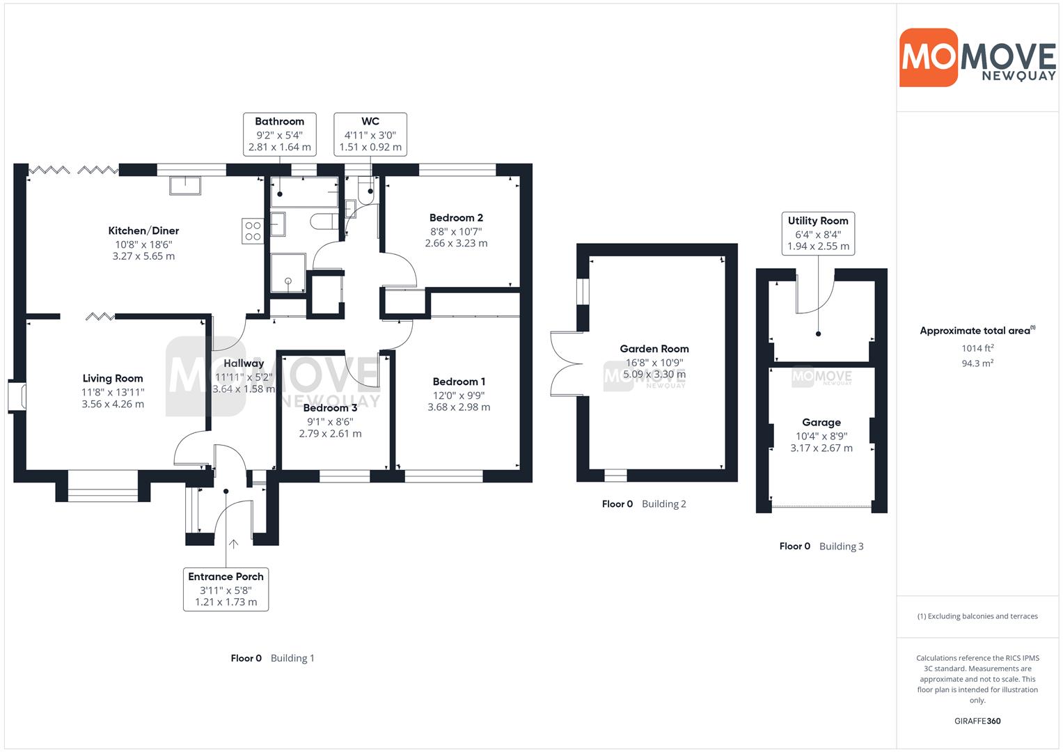 37, Penmere Drive, Newquay floorplan