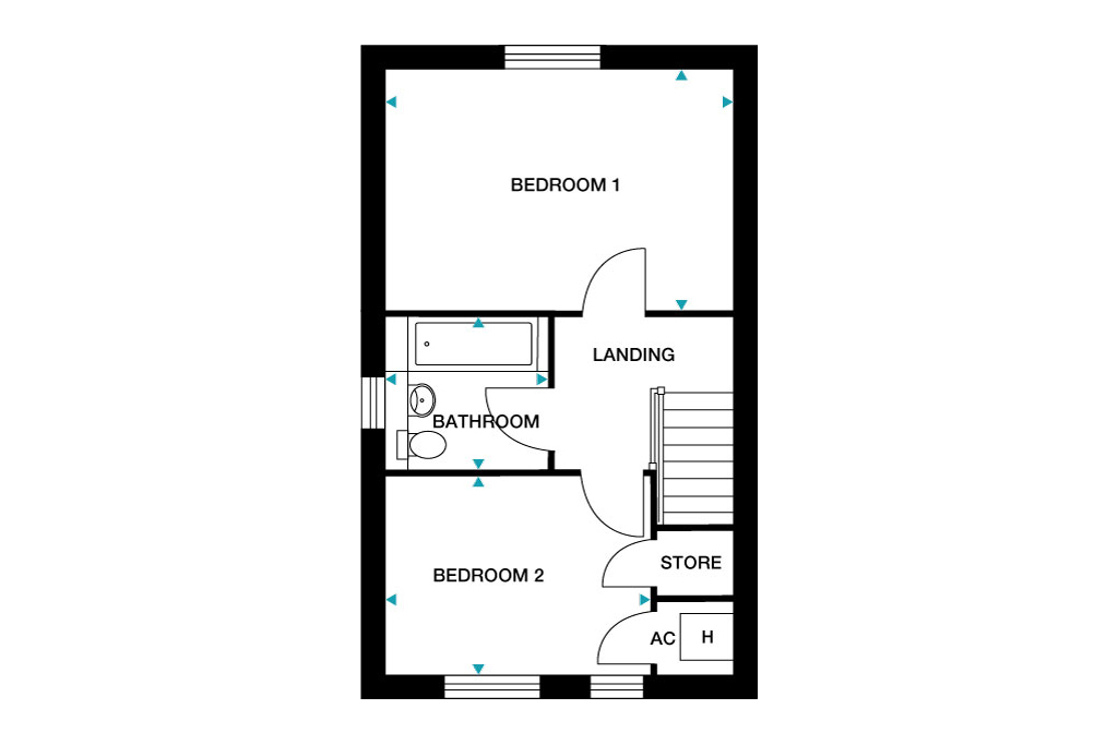 PLOT107, Mendham Lane, floorplan